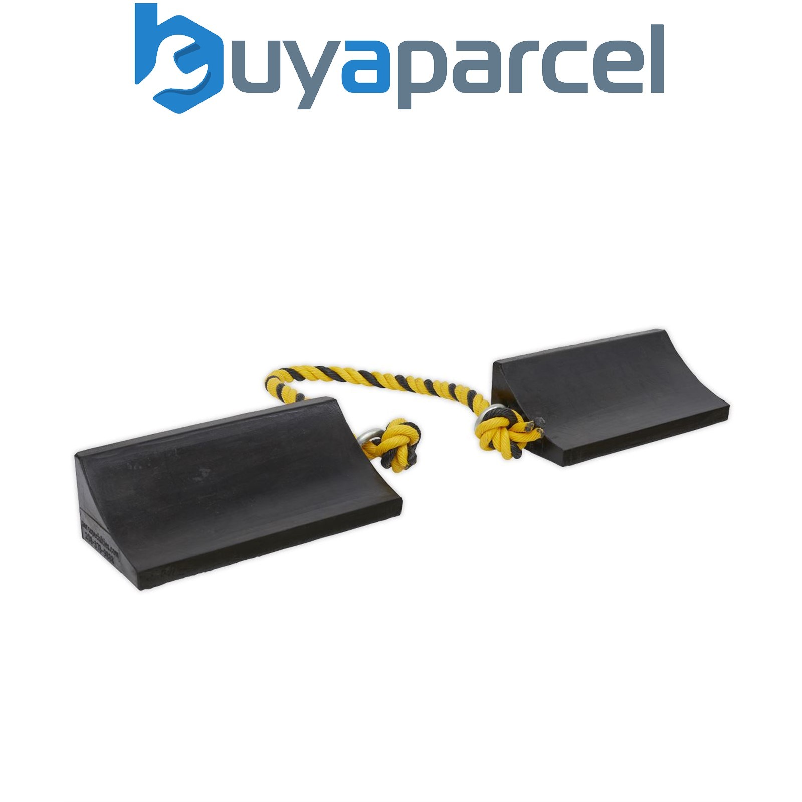 Sealey WC16 Rubber Wheel Chocks Heavy-Duty - Pair