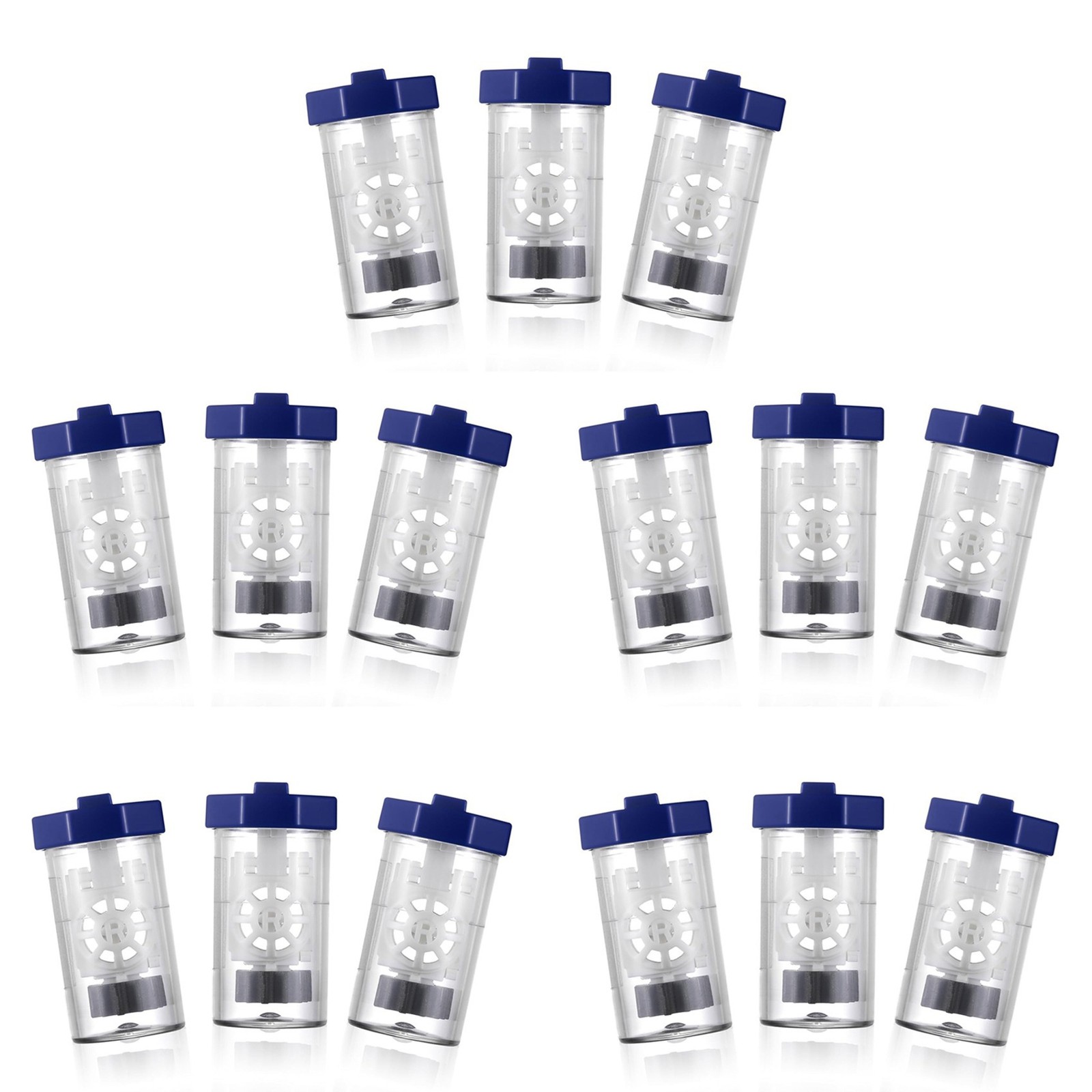 15 Pieces Hydrogen Peroxide Case Cleaner, Eye Scleral Stiff Clip Washer6921