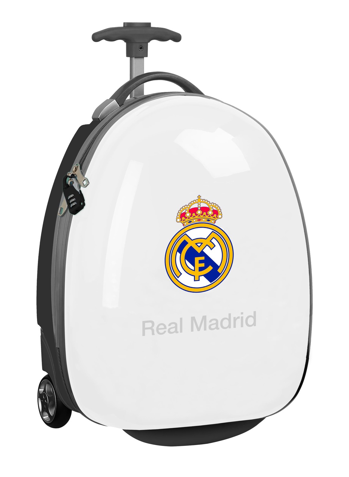 Real Madrid EQUIPATION 25/26 - Cabin Trolley 16 Inches, Suitcase with Wheels, Se