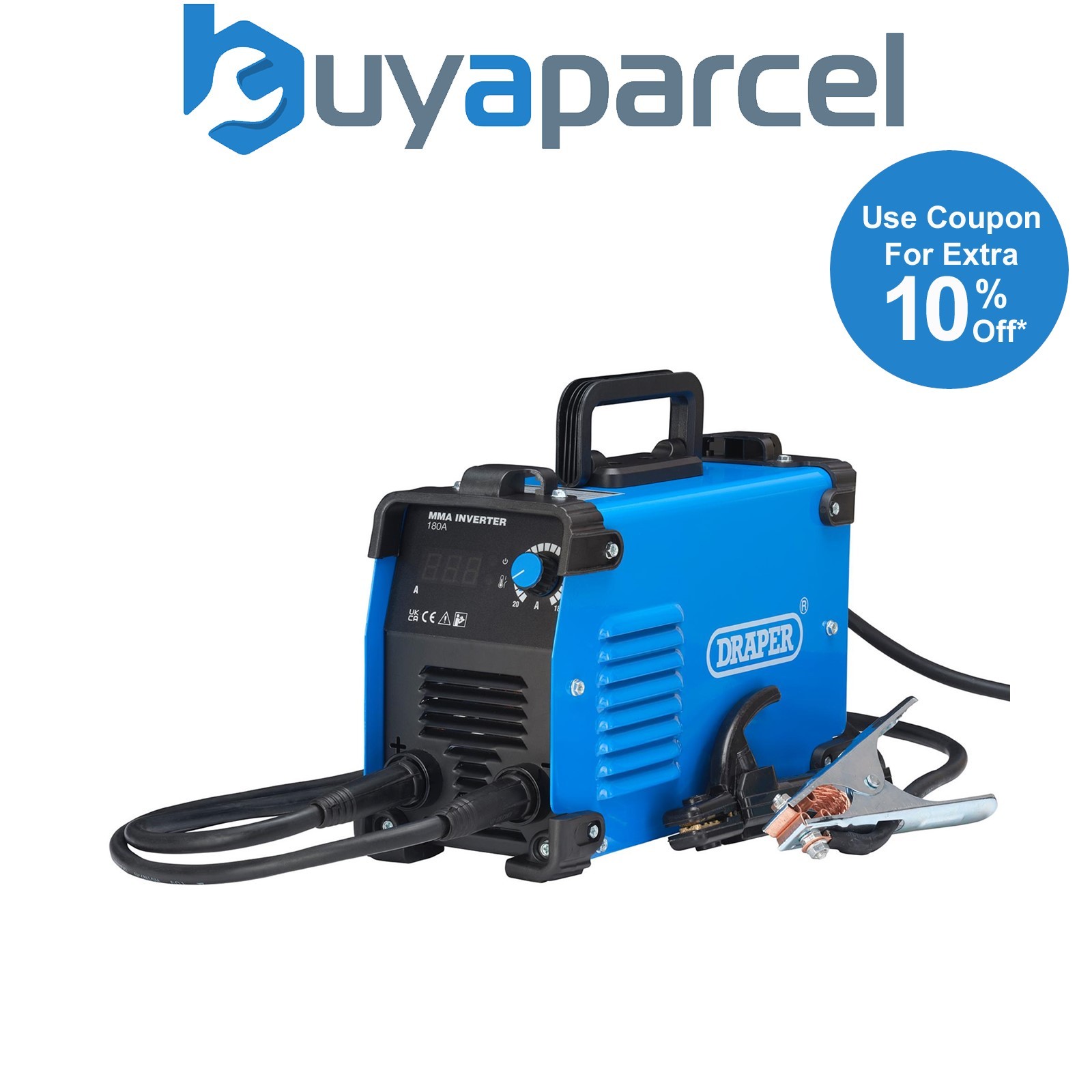 Draper 70029 MMA Inverter Welder, 180A