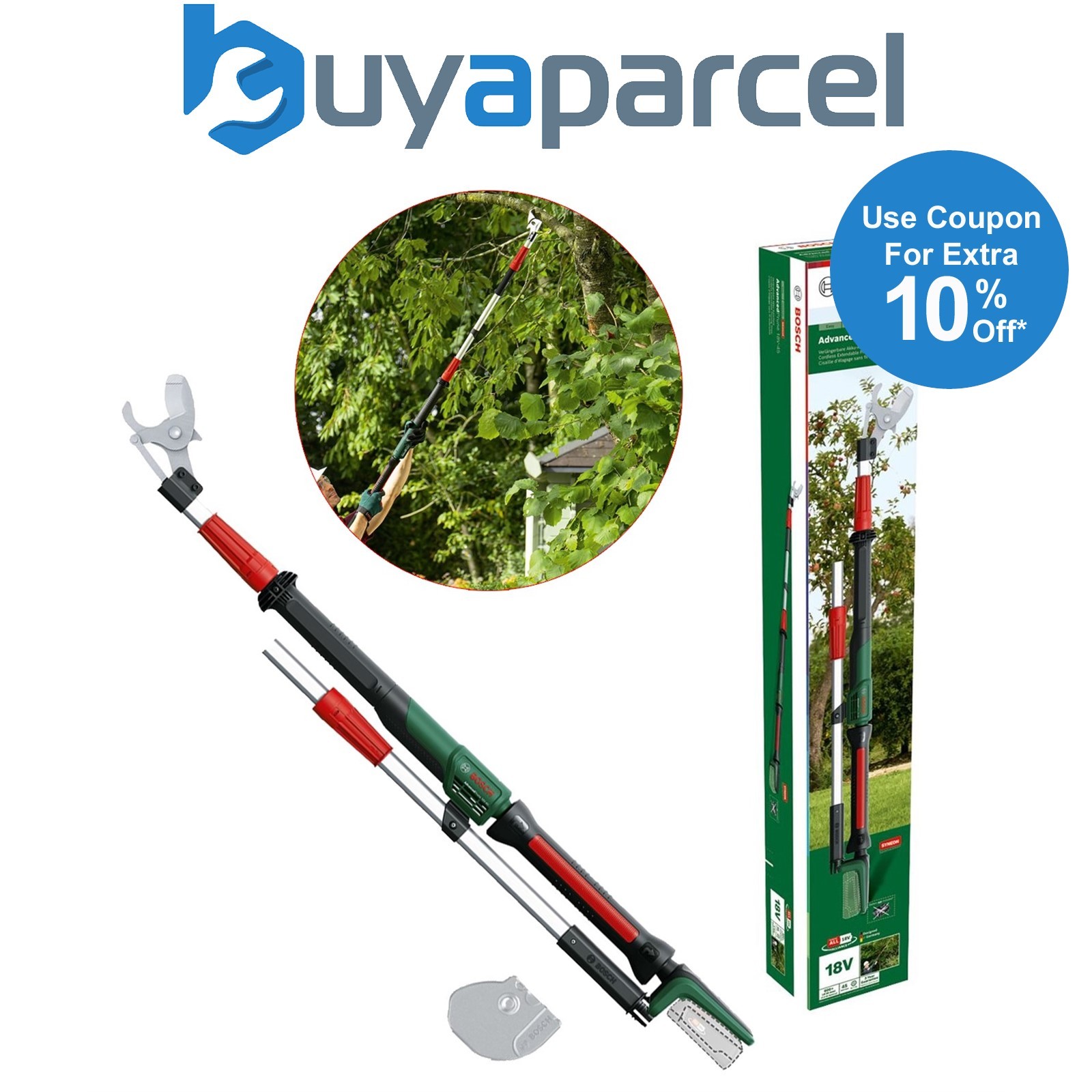Bosch AdvancedPrune 18V-45 Cordless 18v Garden Tree Pruner Cutter Hedge - Bare