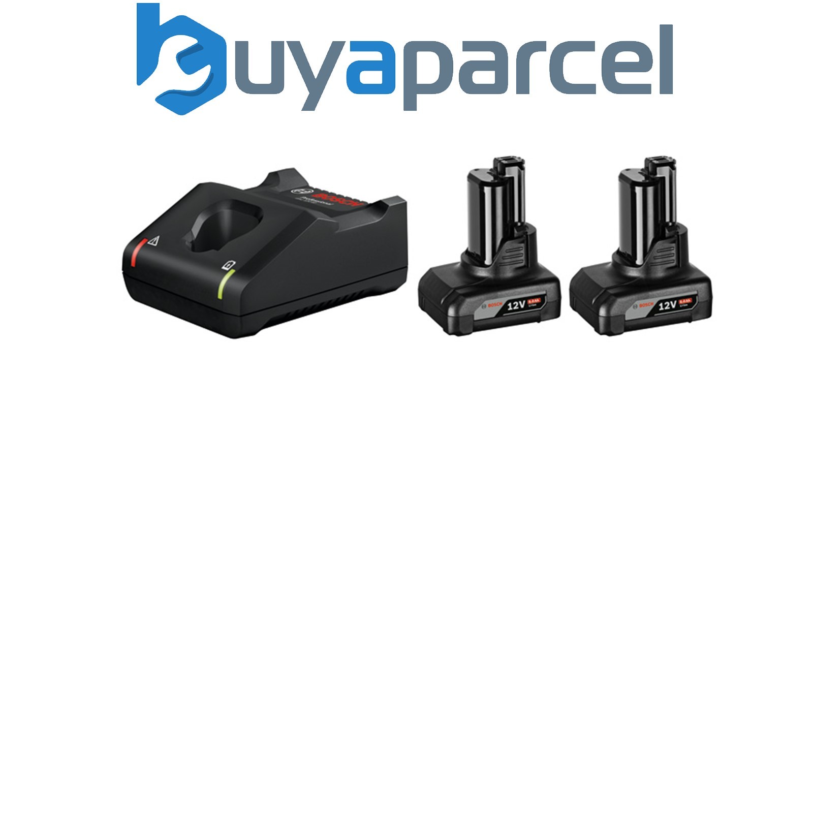 Bosch PRO 12v Starter Set 2 x GBA 12V 6.0Ah + GAL 12V-40 Carton box 1600A01B21
