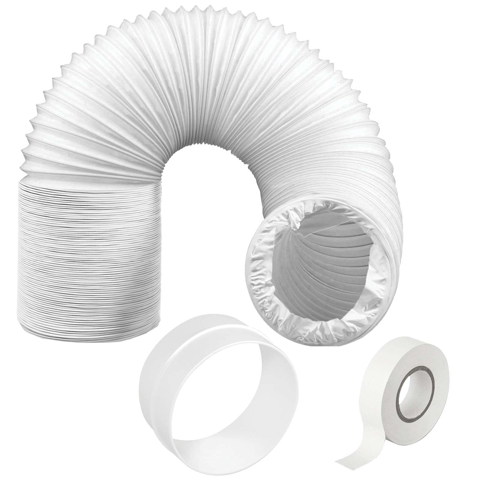 10m Vent Hose 5" Extension PVC Duct for DELONGHI Air Conditioner Conditioning