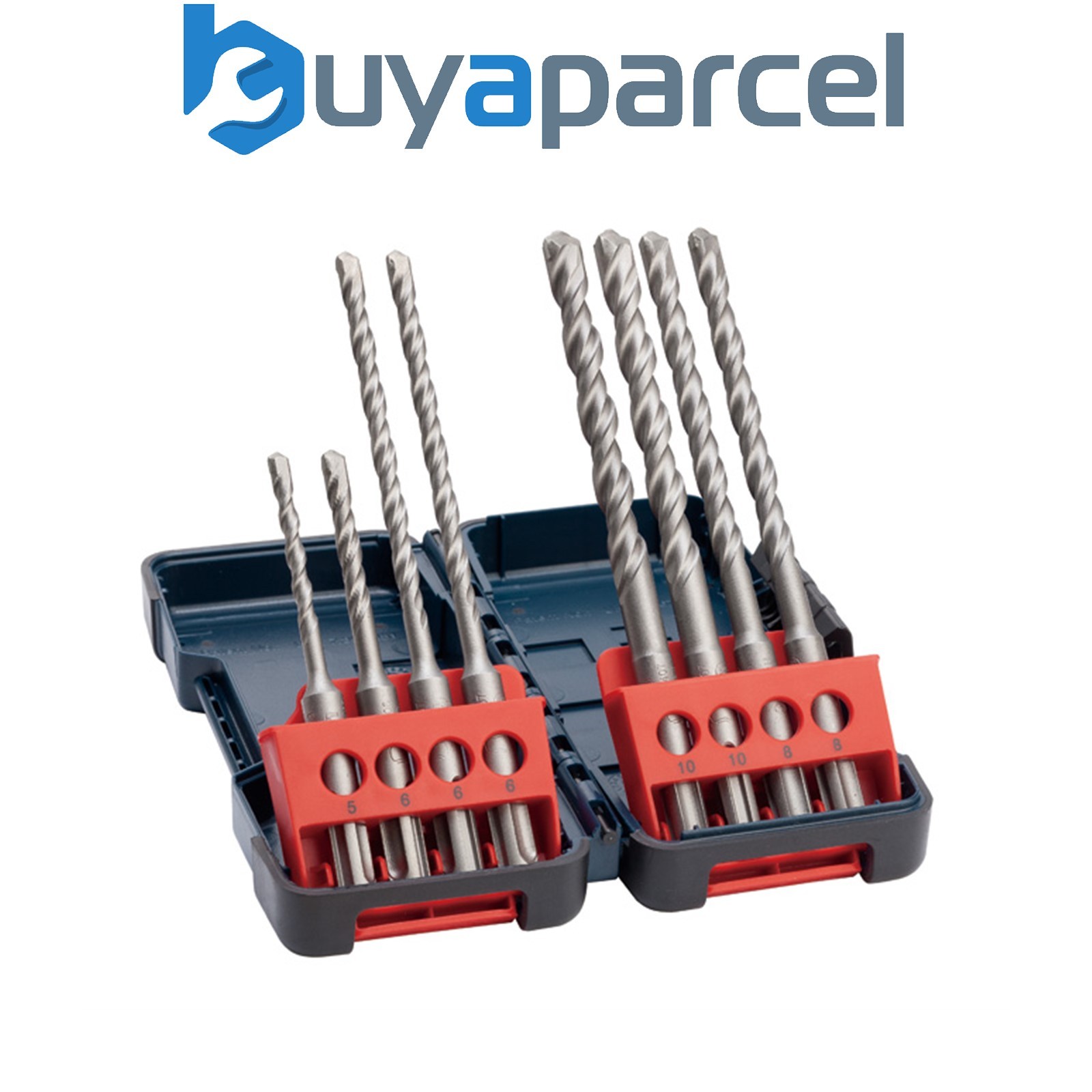 Bosch set 8-piece hammer drill bit set SDS plus-3 Tough Box 5 - 10 mm 2607019903