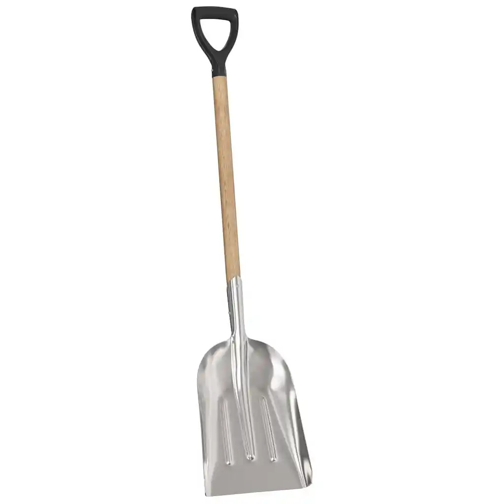 vidaXL Shovel Silver 29 x 122 cm Aluminum, Garden and Terrace Designs, Tradition