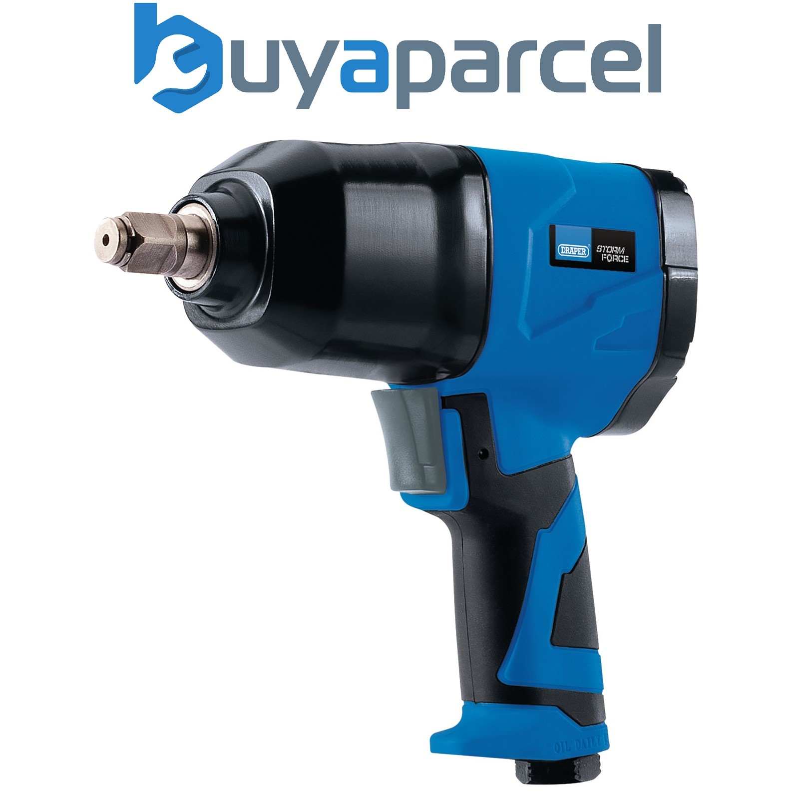 Draper 65017 Draper Storm Force Air Impact Wrench with Composite Body, 1/2" Sq.