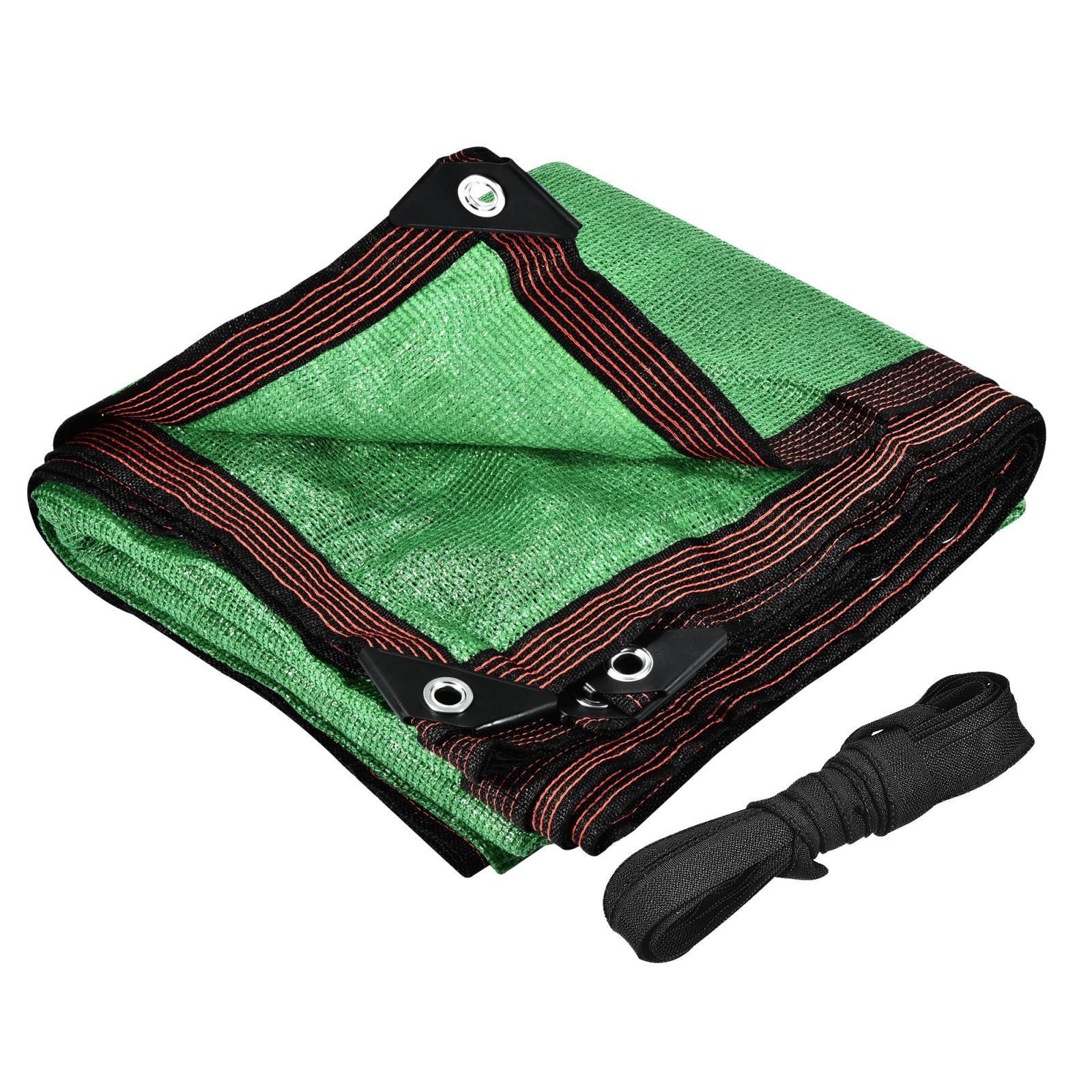 Garden Plant Shade Cloth Grommet 3x3.0m 90% Effect Mesh Sunshade Cover Net Green