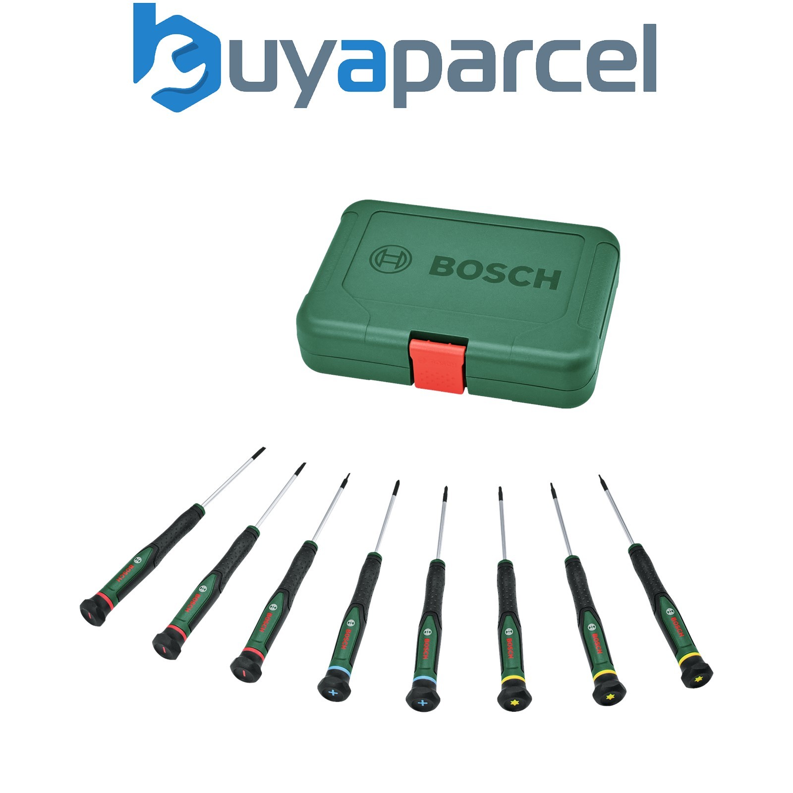 Bosch Hand Tools Precision Screwdriver Set 8-Piece 1600A02Z9M