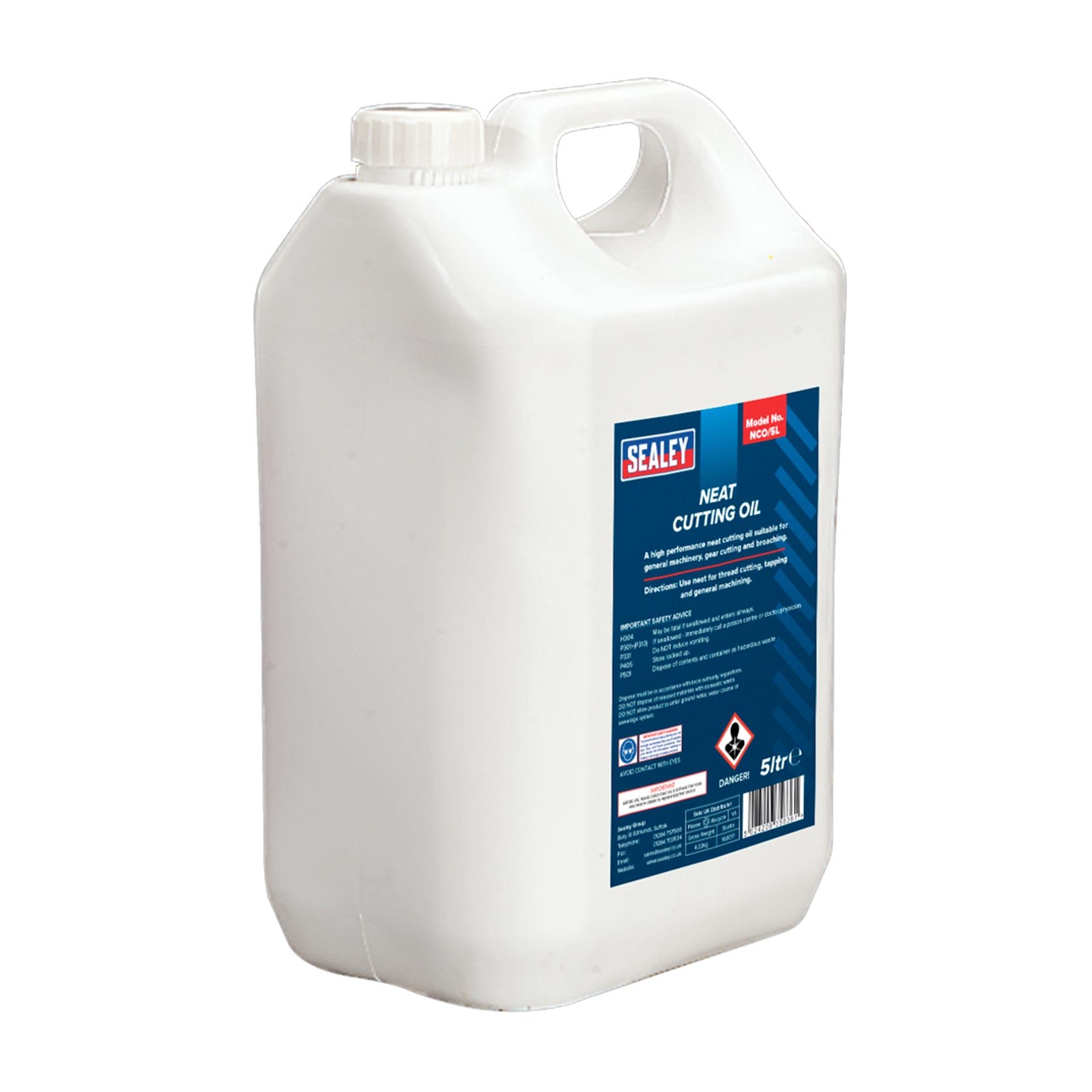 Sealey Neat Cutting Oil 5 Litre Suitable for Lubricating and Cooling Drill Bits