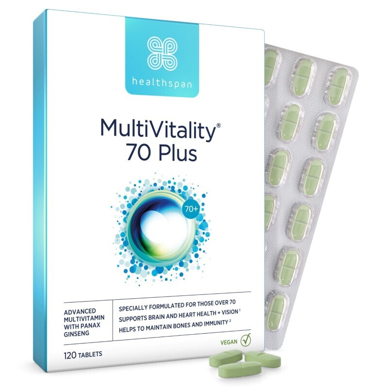 Healthspan Multivitality 70 Plus Multivitamin