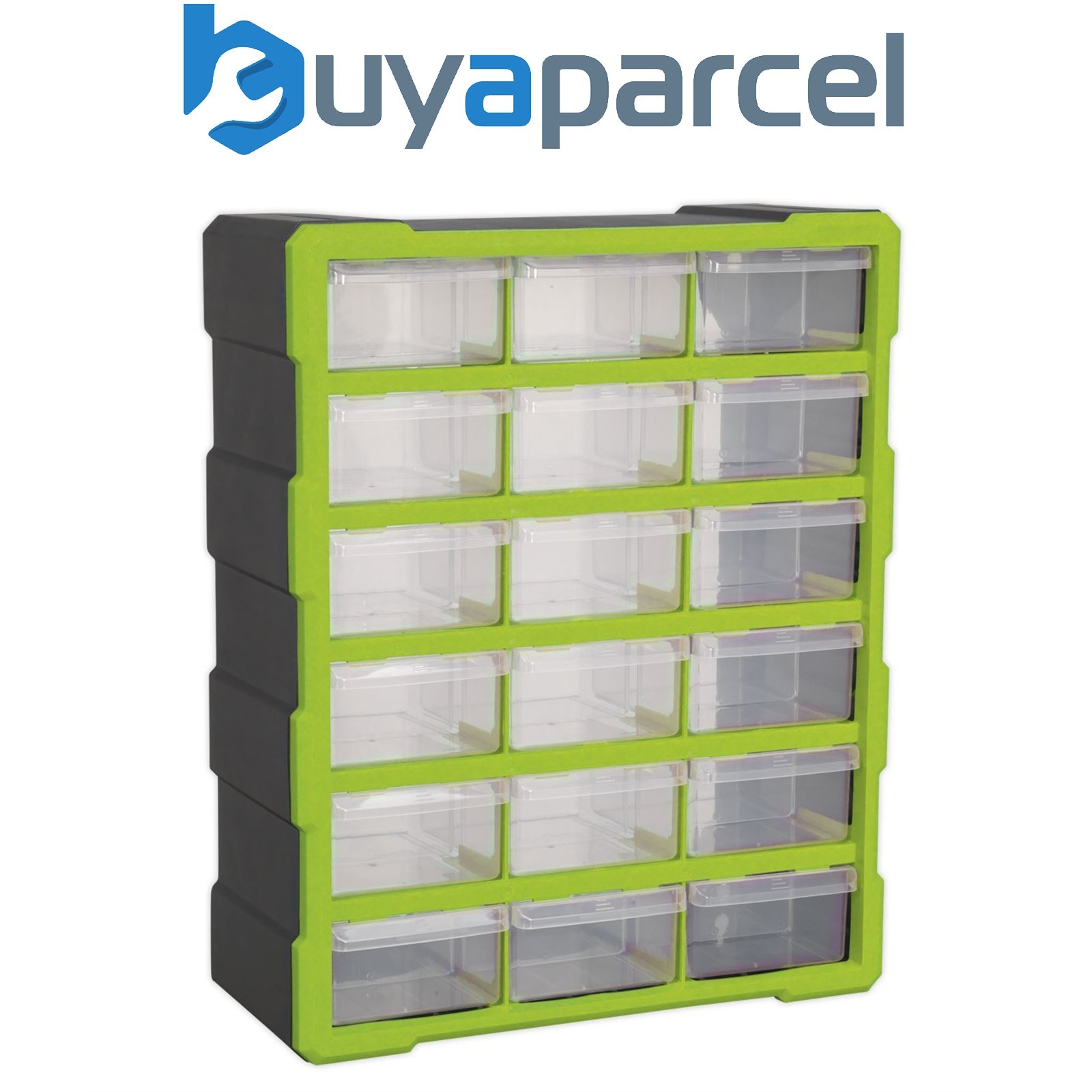 Sealey APDC18HV Cabinet Box 18 Drawer - Green/Black