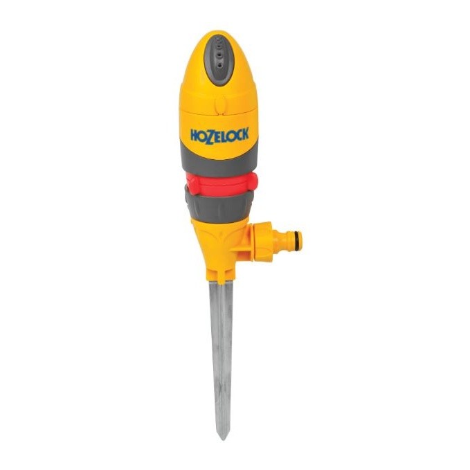 Hozelock Round Sprinkler Plus On Spike - 5 JetsOne Size Yellow/Grey/Red ST2314