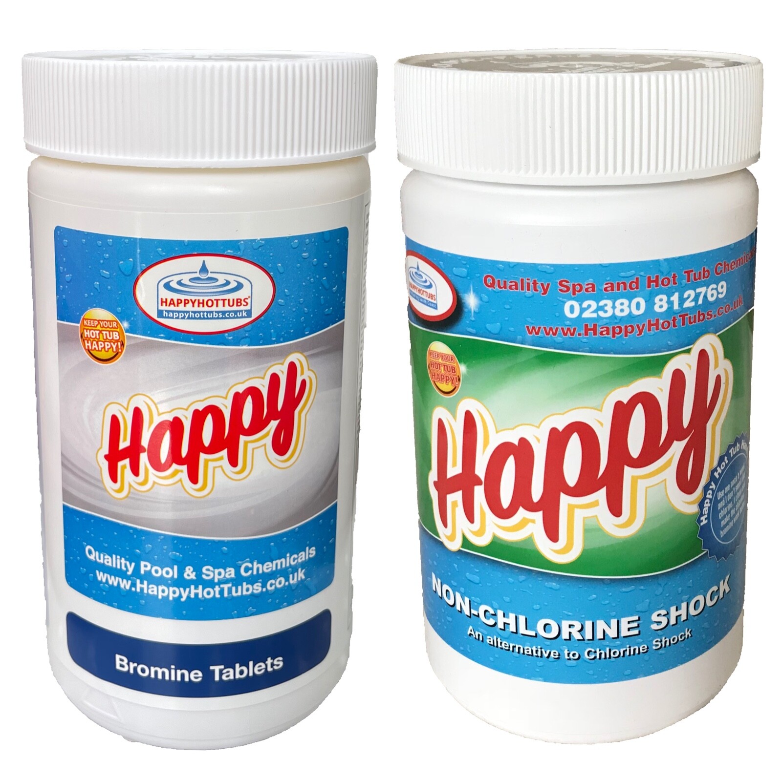 Bromine Tablets & Non Chlorine Shock Bundle Water Treatment Spa Chemical Hot Tub
