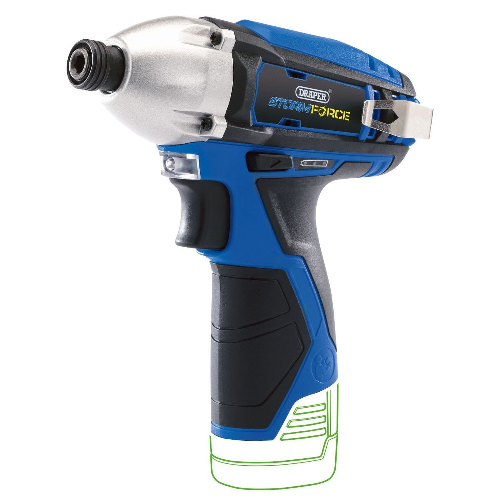 1x Draper Storm Force 10.8V Cordless Impact Driver - Bare - 17132