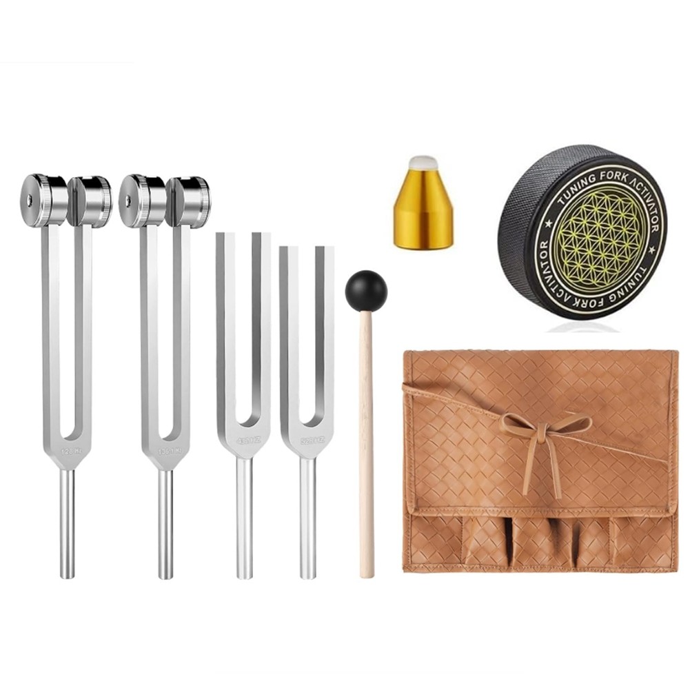 Tuning Forks for Healing(528Hz, 432Hz, 136.1Hz, 128Hz),Weighted &6198