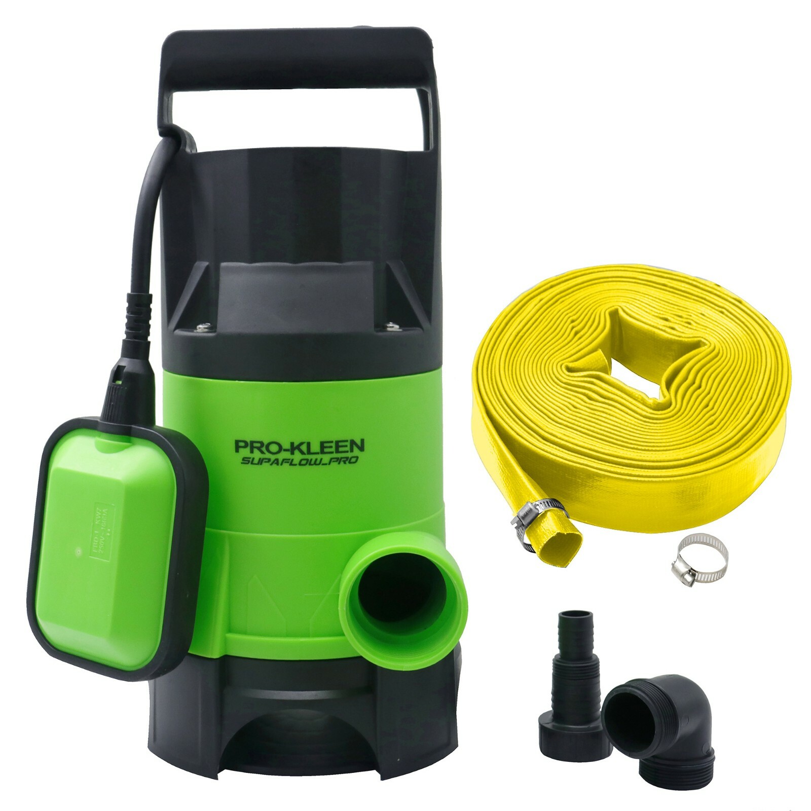 Submersible Water Pump Electric Dirty Clean Flood 750W with 10m Heavy Duty Hose