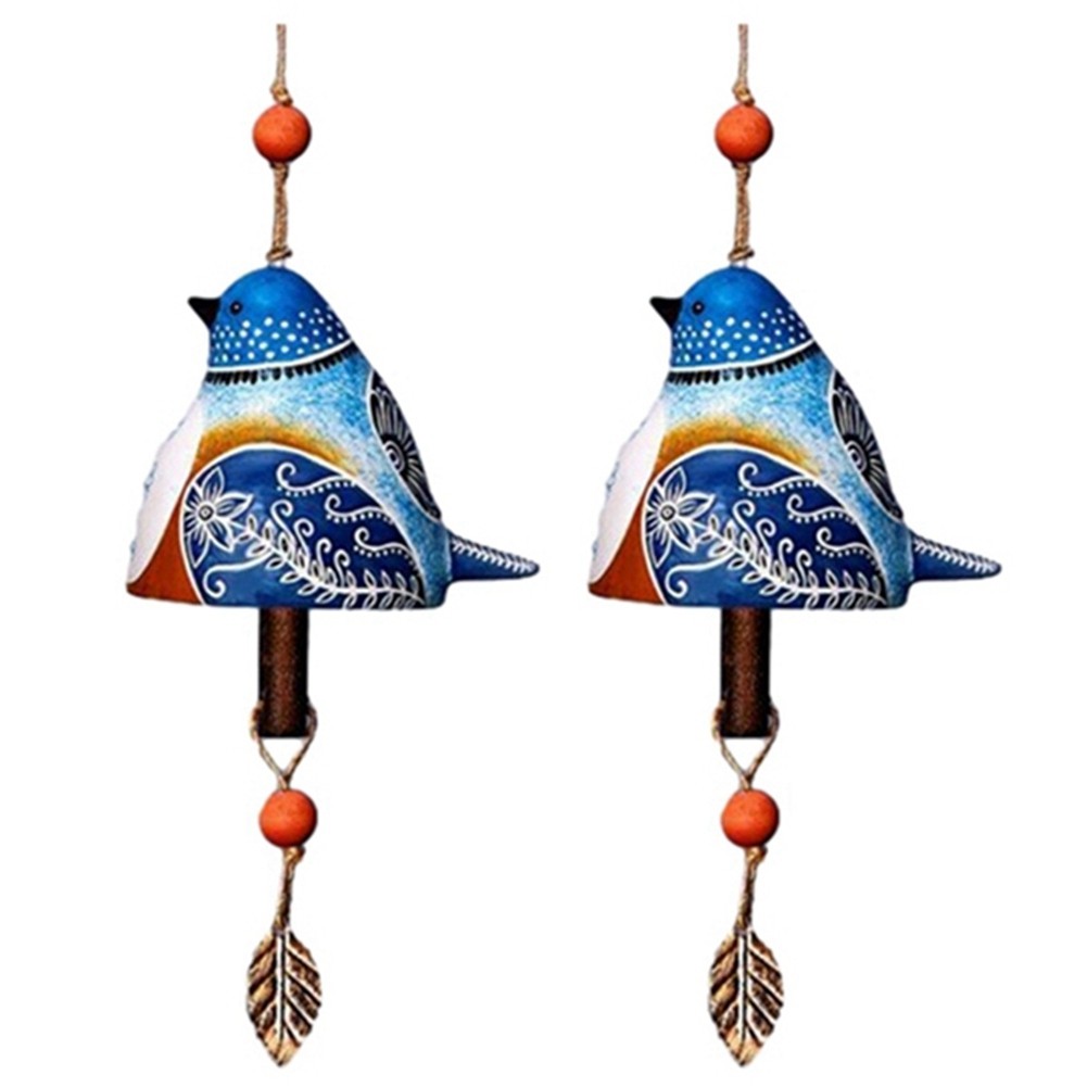 2X(Bird Song Bell, Bird Song Bell Wind Chime, Bird Song Bell Garden6551