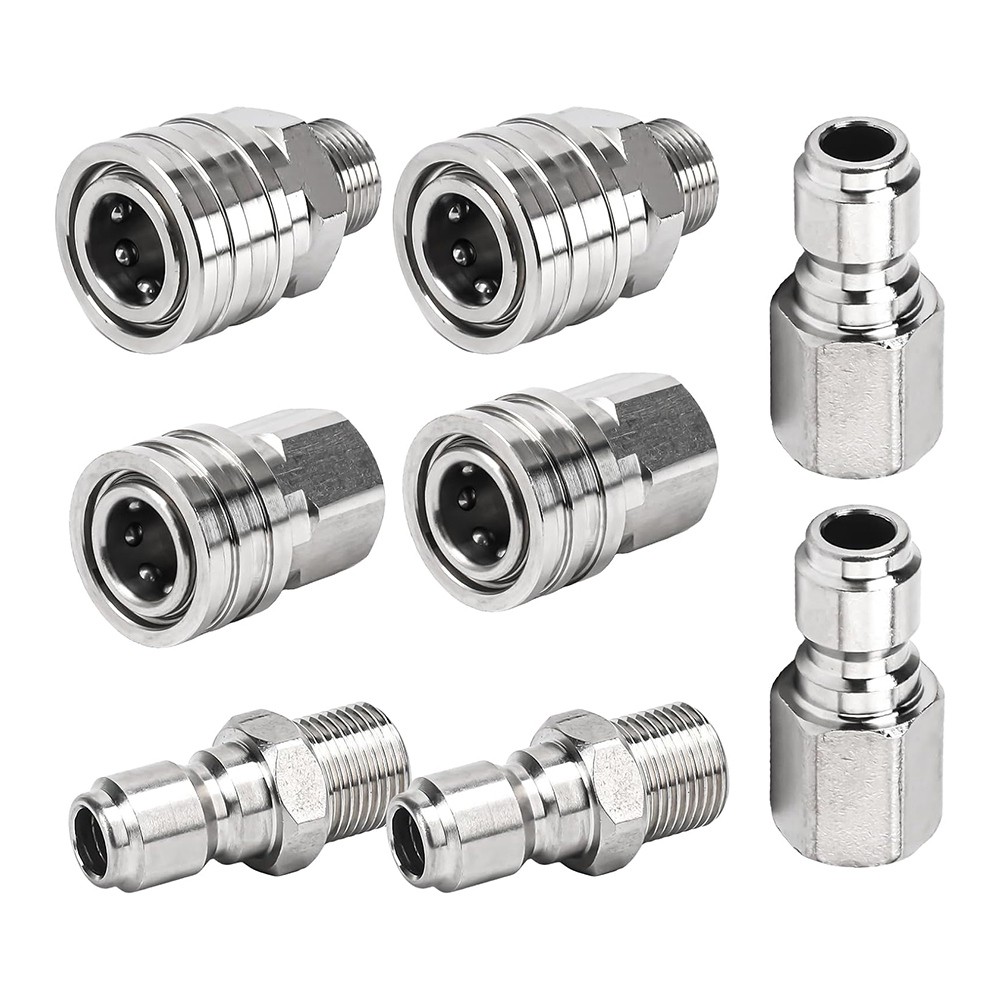 Connect Kit Stainless Steel Adapter Set Female andMale Threads Z2E55355
