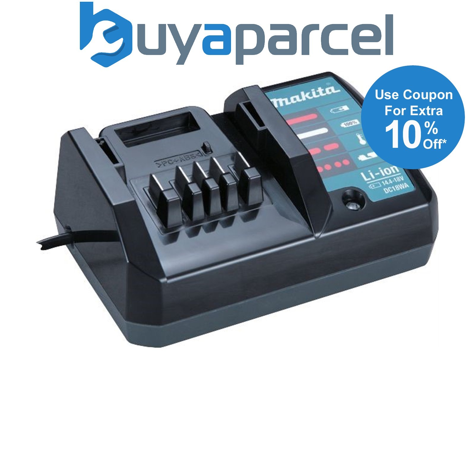 Makita DC18WA G-Series 14V -18v Lithium Battery Charger - Suits BL1813G BL1811G