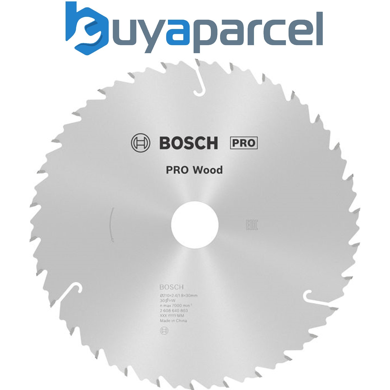 Bosch PRO Wood Circular Saw Blade 210 x 2.4 x 30 mm T30 2608640803