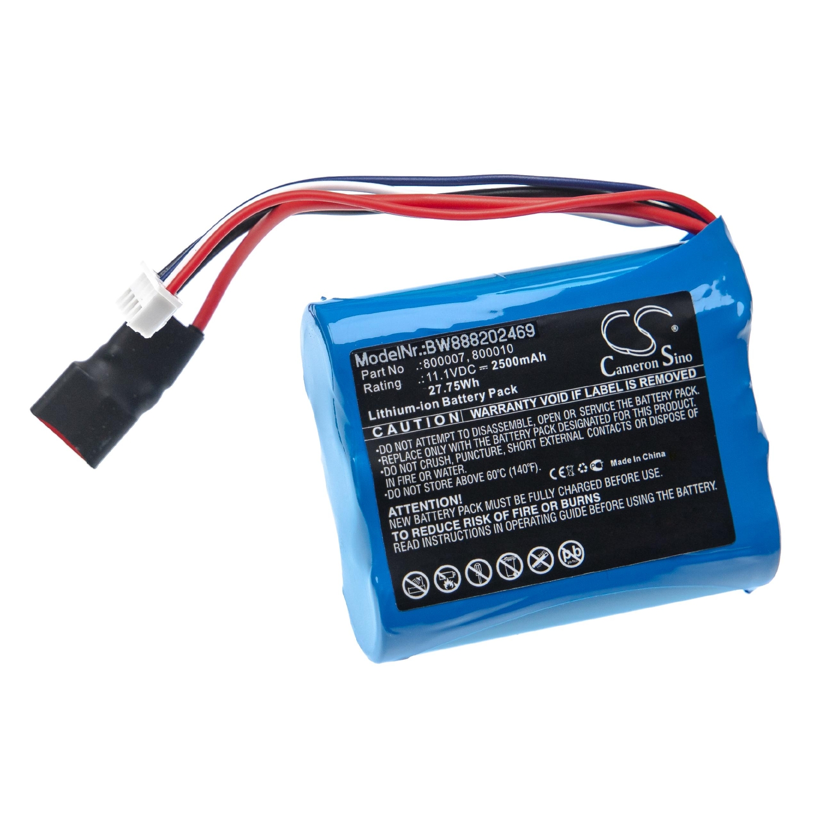 RC Battery for Carrera 800007 800010 2500mAh 11.1V Li-Ion