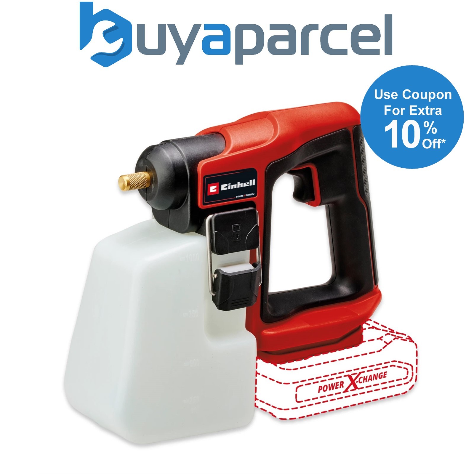 Einhell 18v Cordless Garden Pressure Sprayer GE-WS 18/10 Li-Solo PXC - Bare