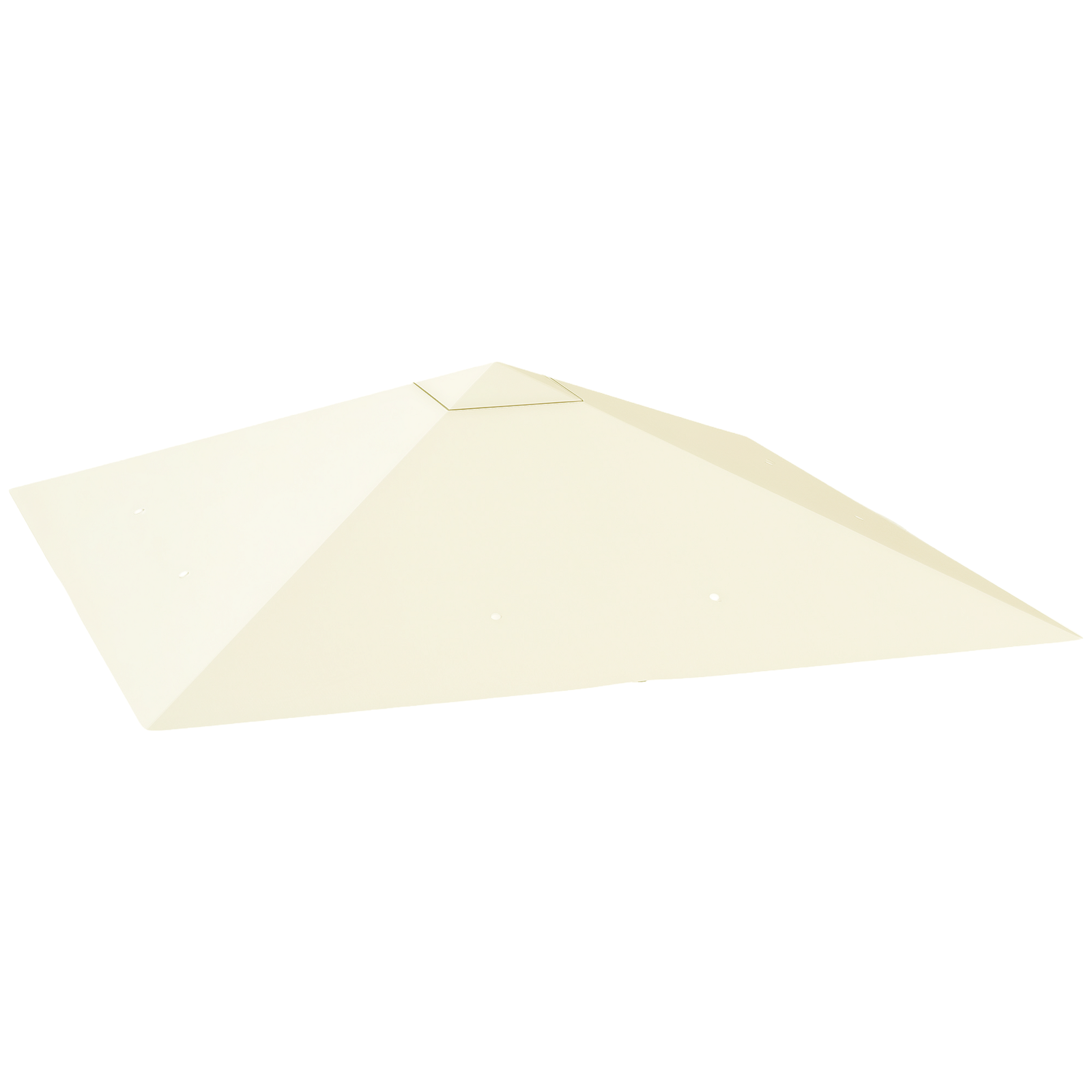 Outsunny 3 x 3(m) Gazebo Canopy Replacement Cover, UPF30+, Cream White