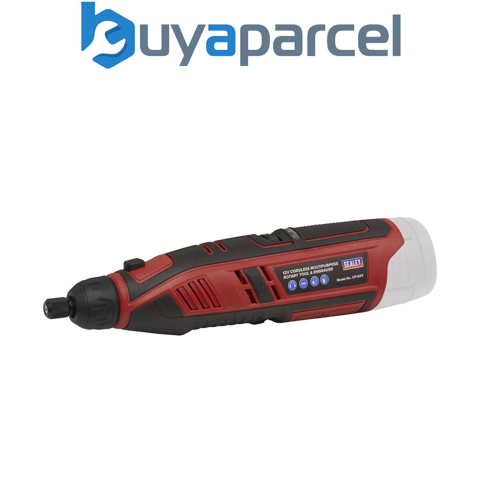 Sealey CP1207 SV12 Series Cordless Multipurpose Rotary Tool & Engraver Kit 12V 4