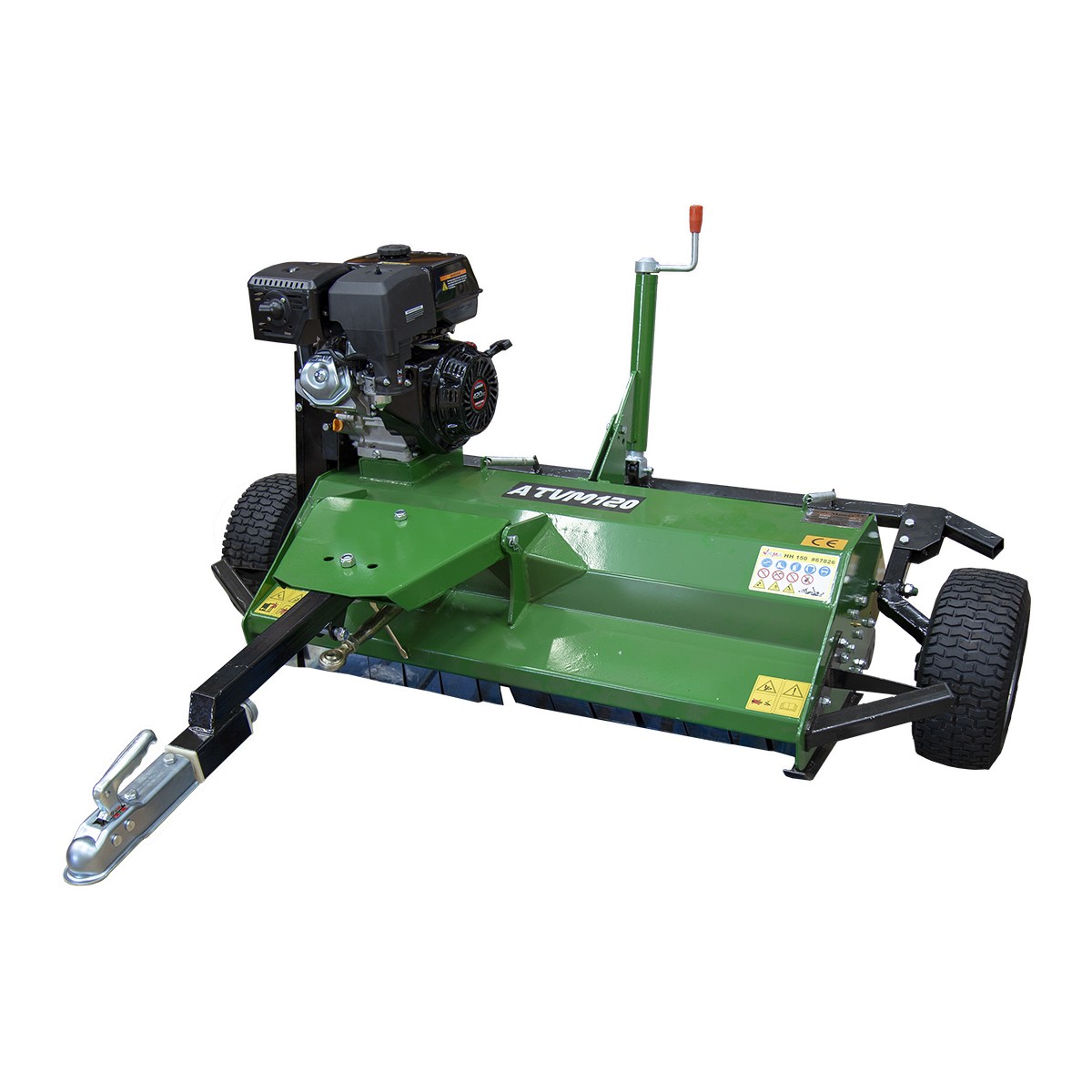 Charles Bentley Lifan 15HP Petrol Powered ATV Flail Mower 1.2m Cutting Width
