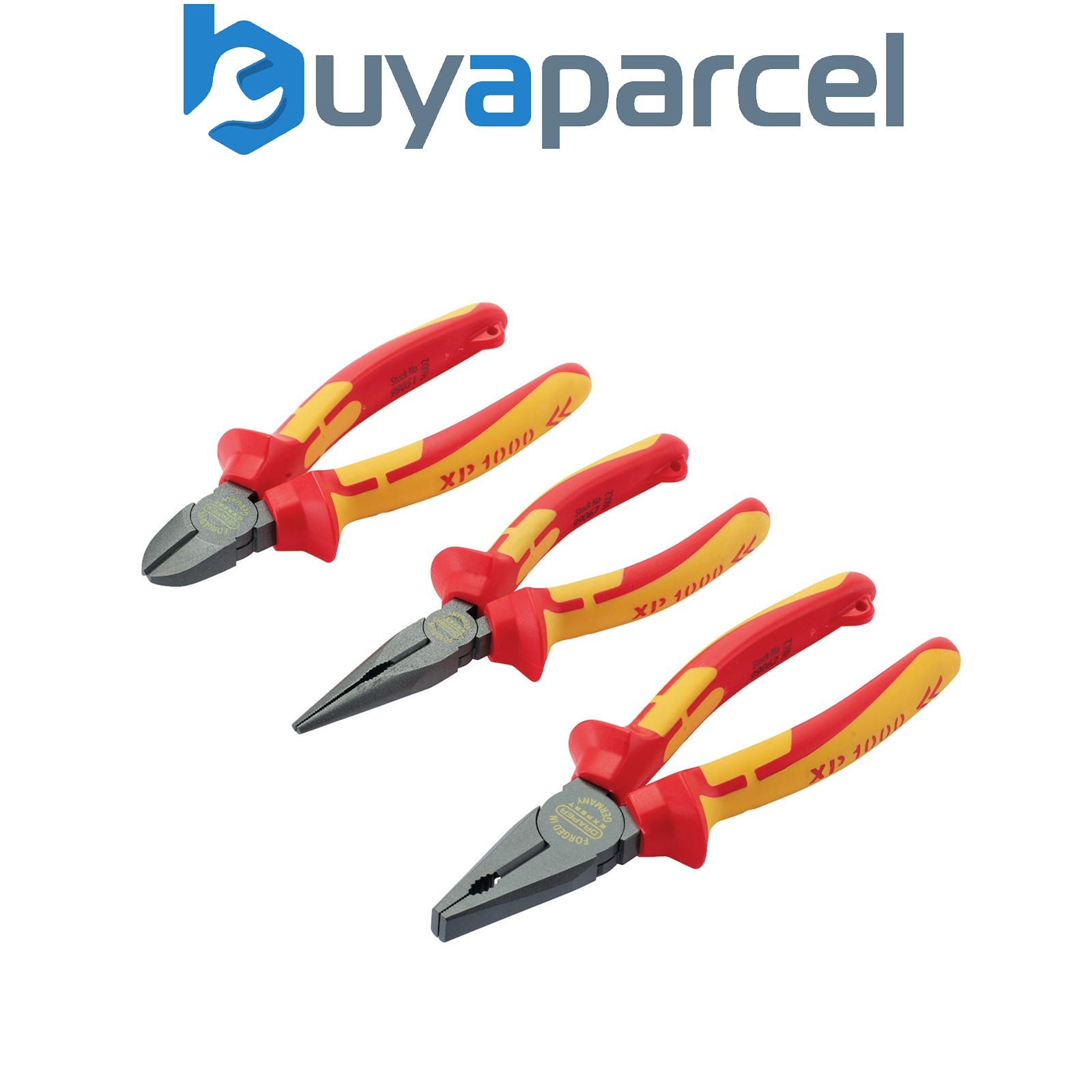 Draper 99070 XP1000 VDE Pliers Set, Tethered (3 Piece)