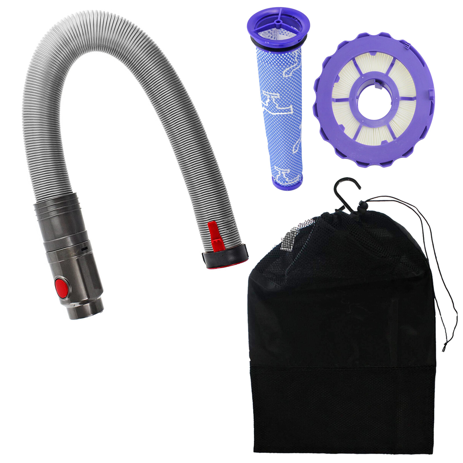 Hose Pipe + Washable Pre + Post Motor Filters for DYSON DC40 Vacuum + Bag