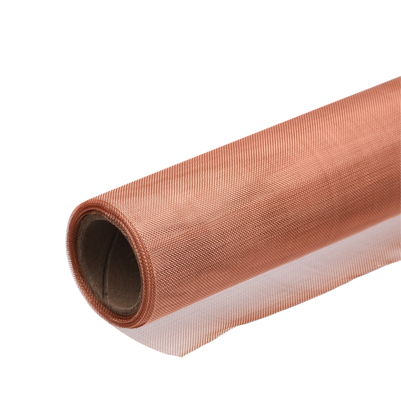 Copper Mesh Screen 20" x 118", 40 Mesh Copper Screen, Woven Wire Mesh Screen