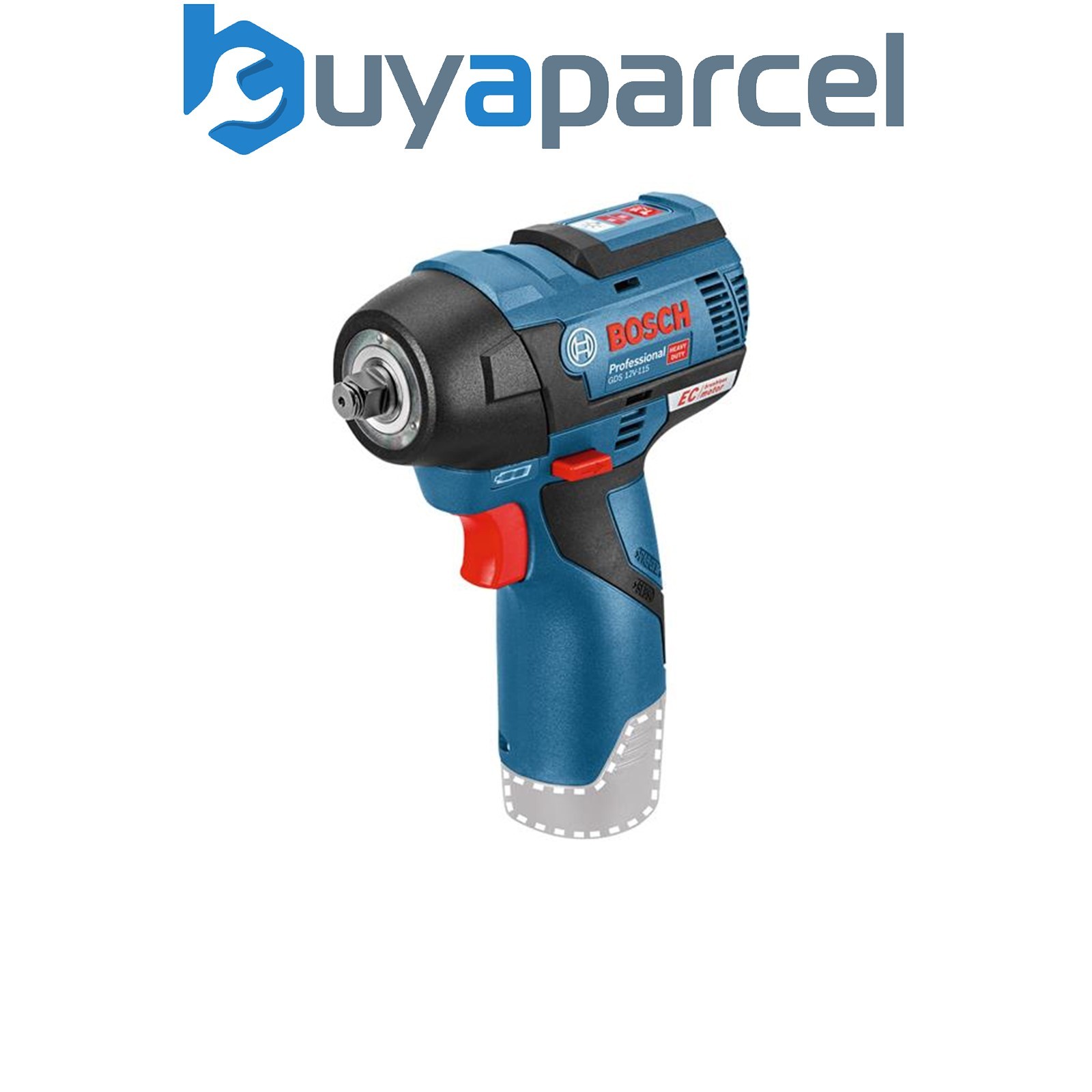 Bosch 06019E0101 GDR 12V-115 Professional 3/8in Impact Wrench 12V Bare Unit