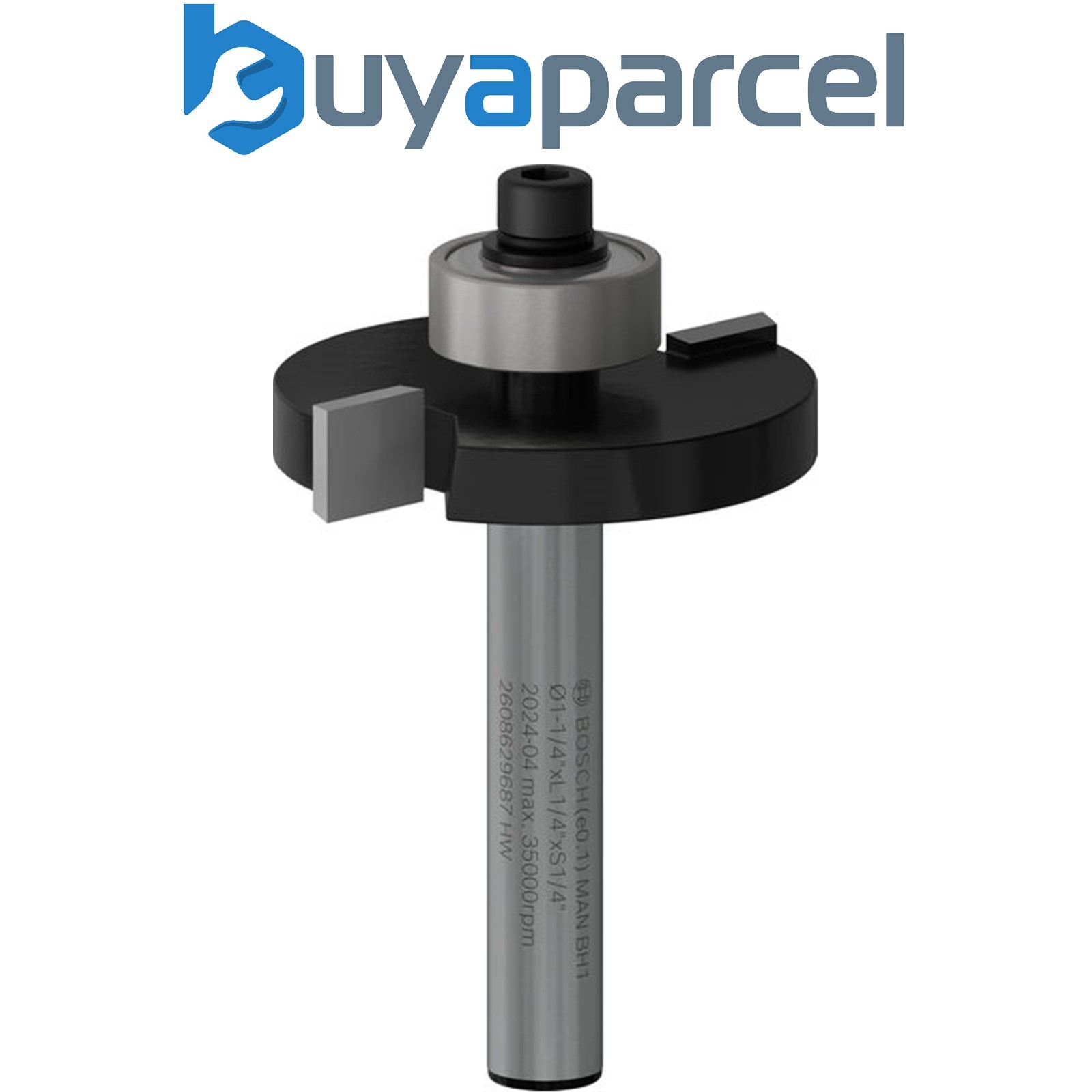 Bosch Trimmer PRO Router Bit Slotting L 1/4 Shank 1/4 2608629687