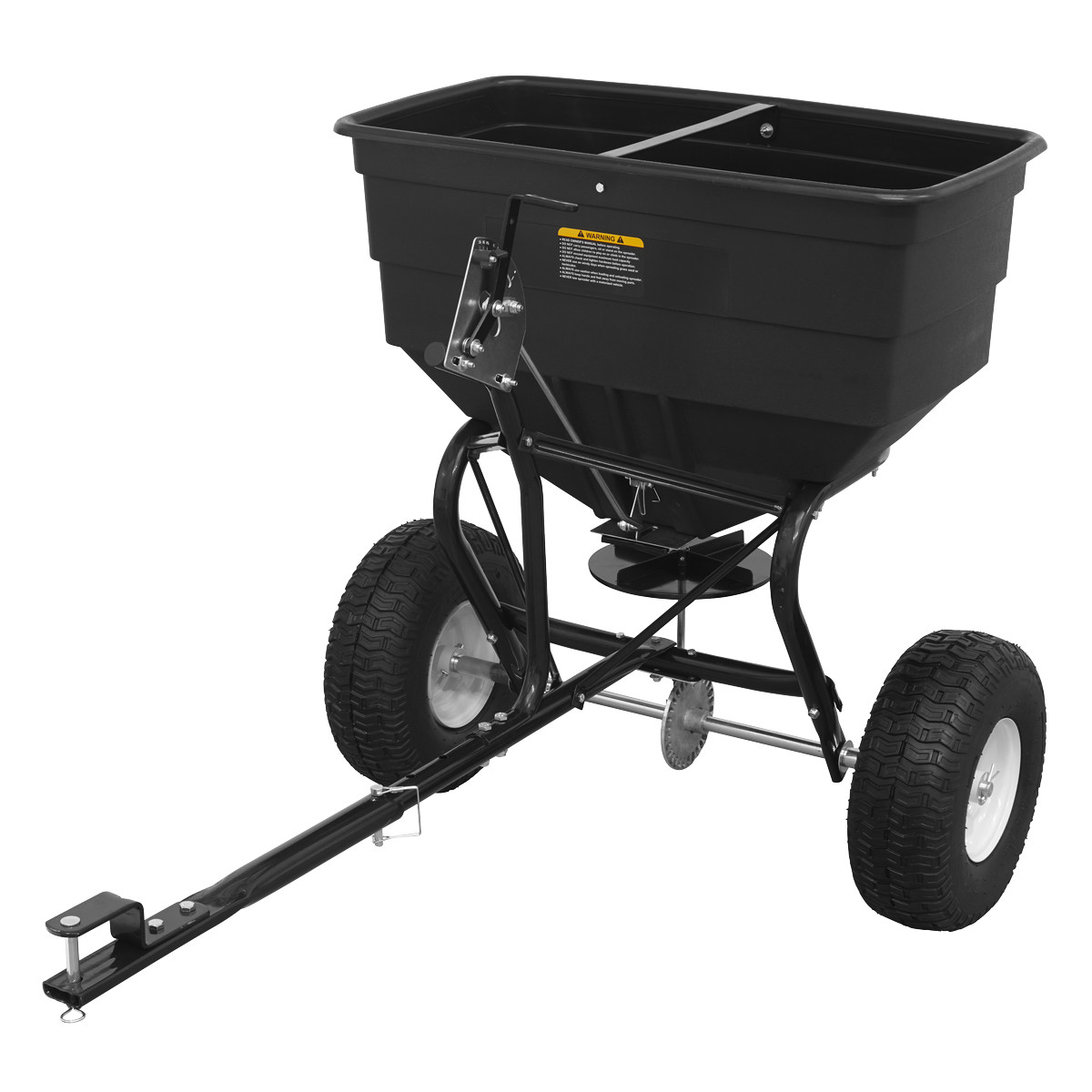 Sealey Broadcast Spreader With Adjustable Feed System 80kg Tow Behind SPB80T