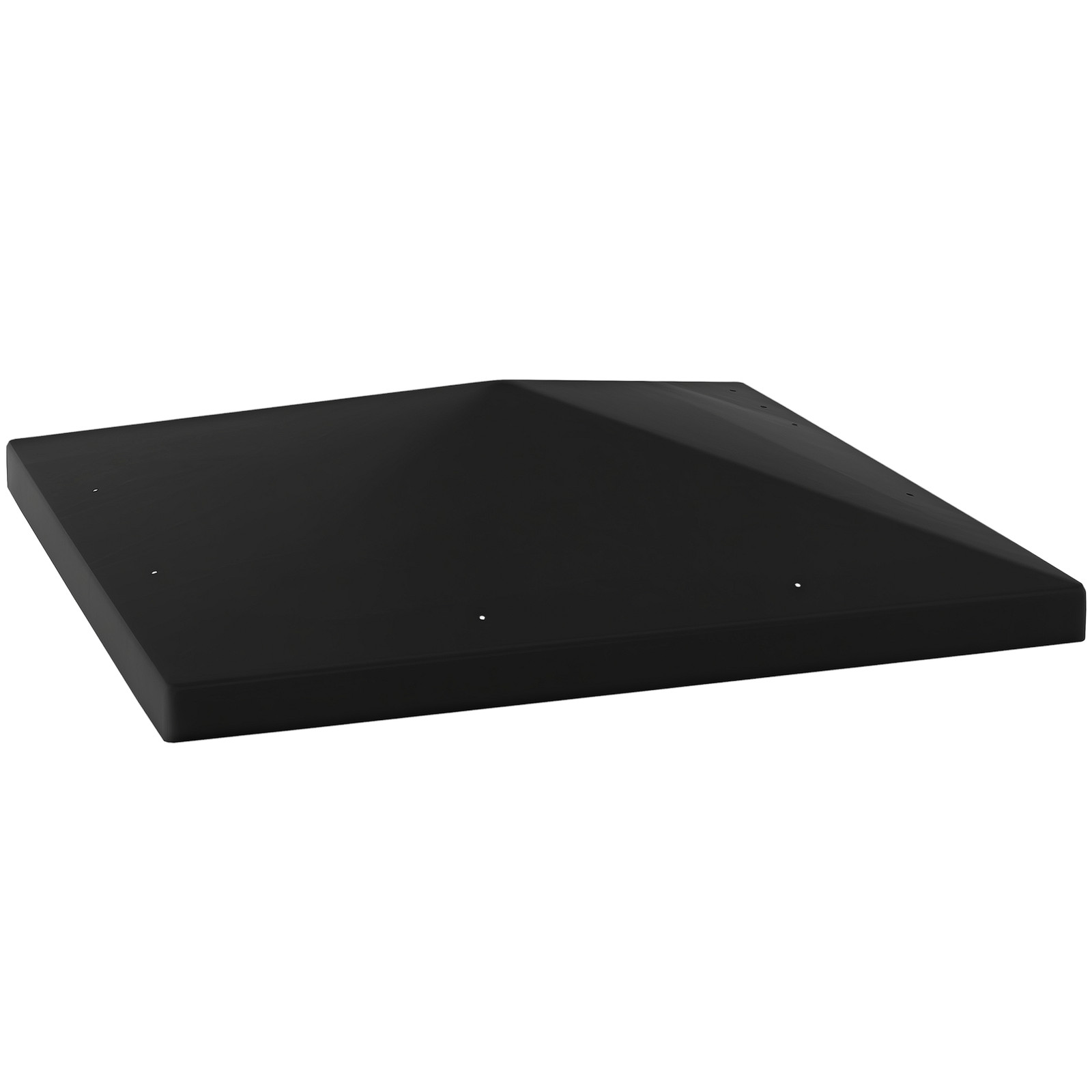 Outsunny 3 x 3(m) Gazebo Canopy Replacement Cover, UPF30+, Black