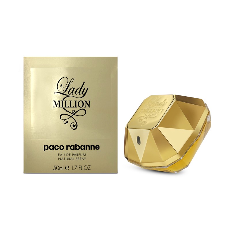 Paco Rabanne Lady Million 50ml Eau De Parfum Spray Ladies EDP Perfume For Her