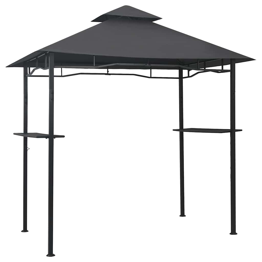 BBQ Gazebo 240x150x255cm Anthracite Steel Barbecue Party Canopy Tent vidaXL