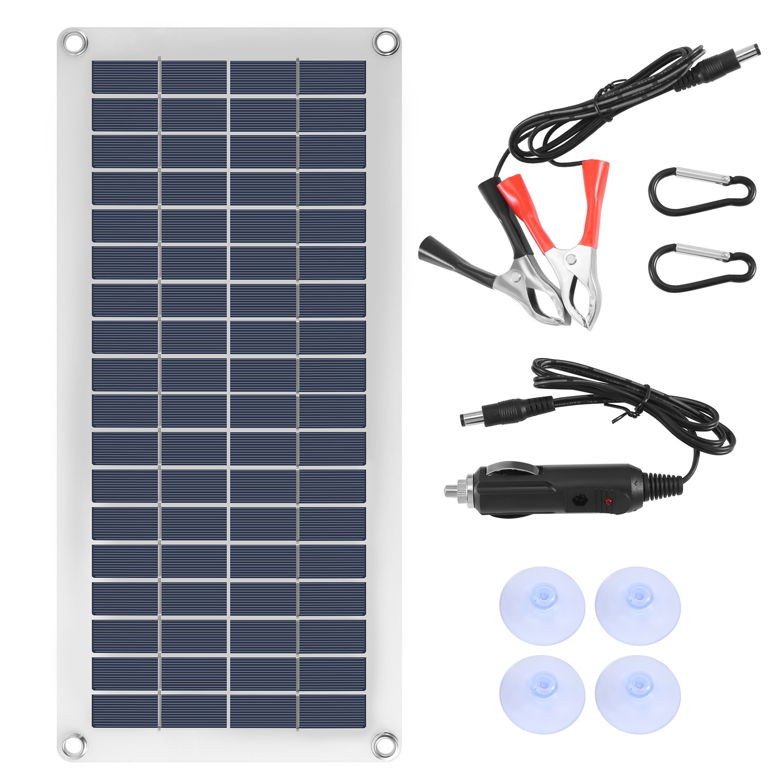 15W Solar Panel 12-18V Solar Cell Solar Panel for Phone RV Car MP3 PAD 8212