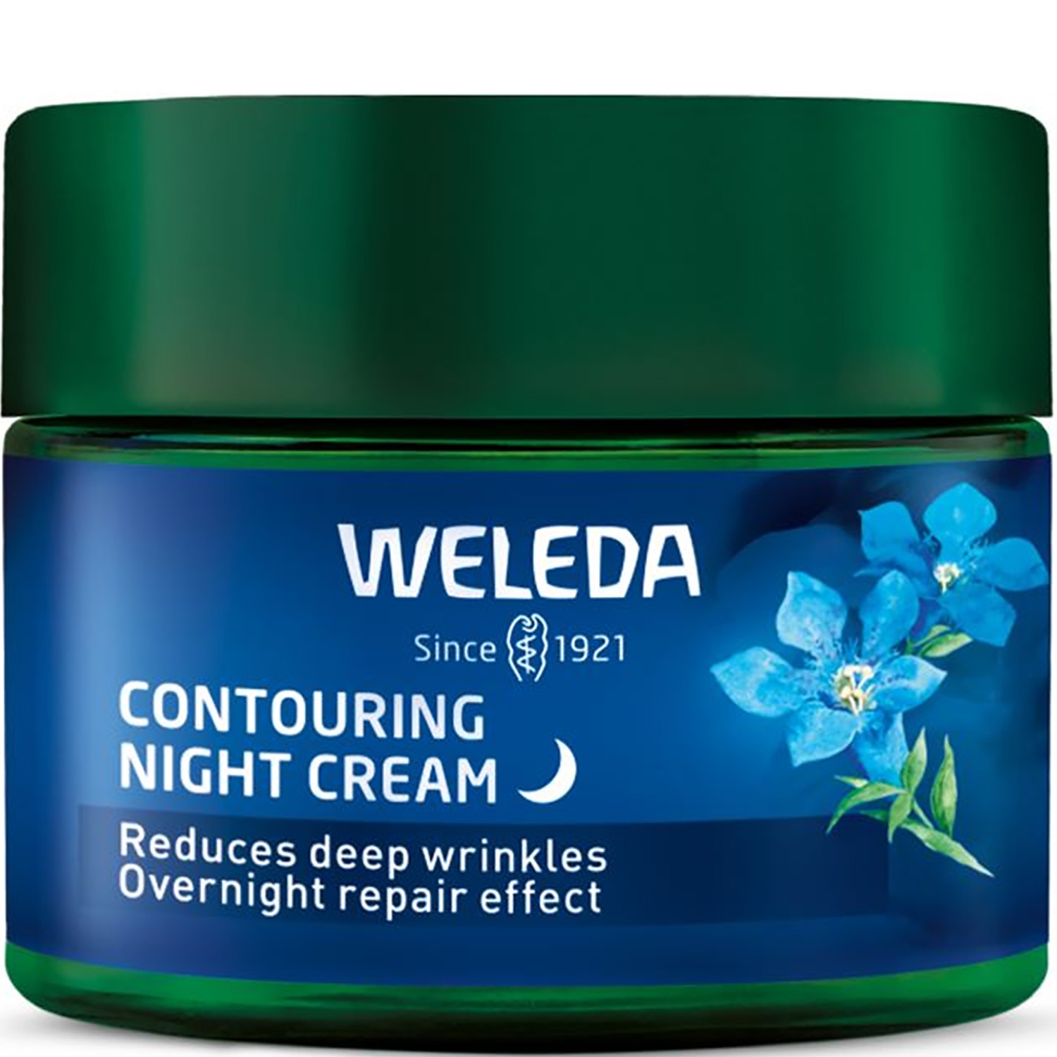 WELEDA Blue Gentian Edelweiss Contouring Night Cream Reduces Deep Wrinkles 40ml