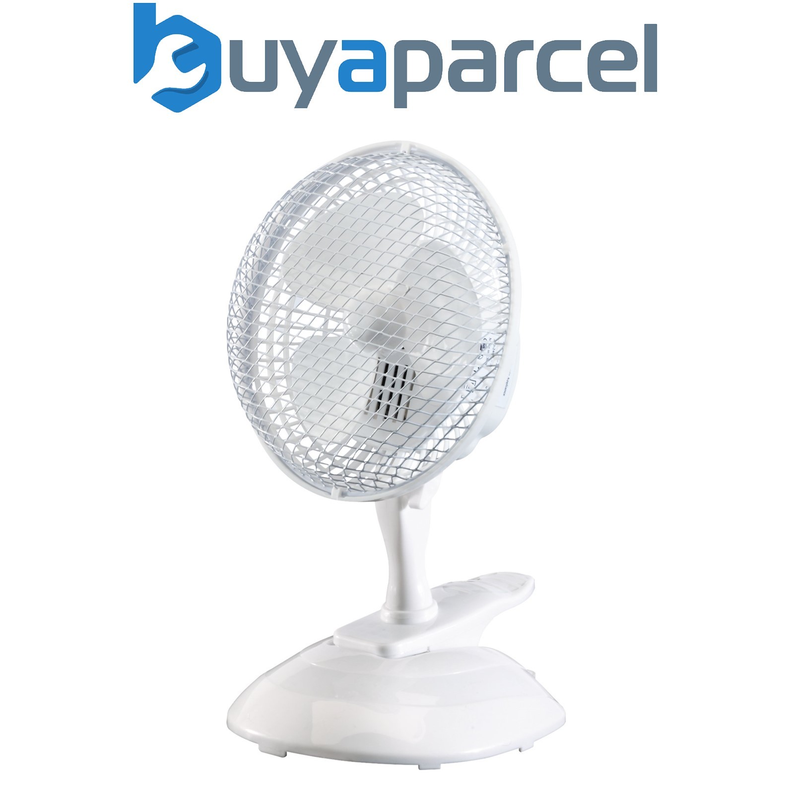 Draper 08710 230V Clip-On Desk Fan, 6"/150mm, 15W
