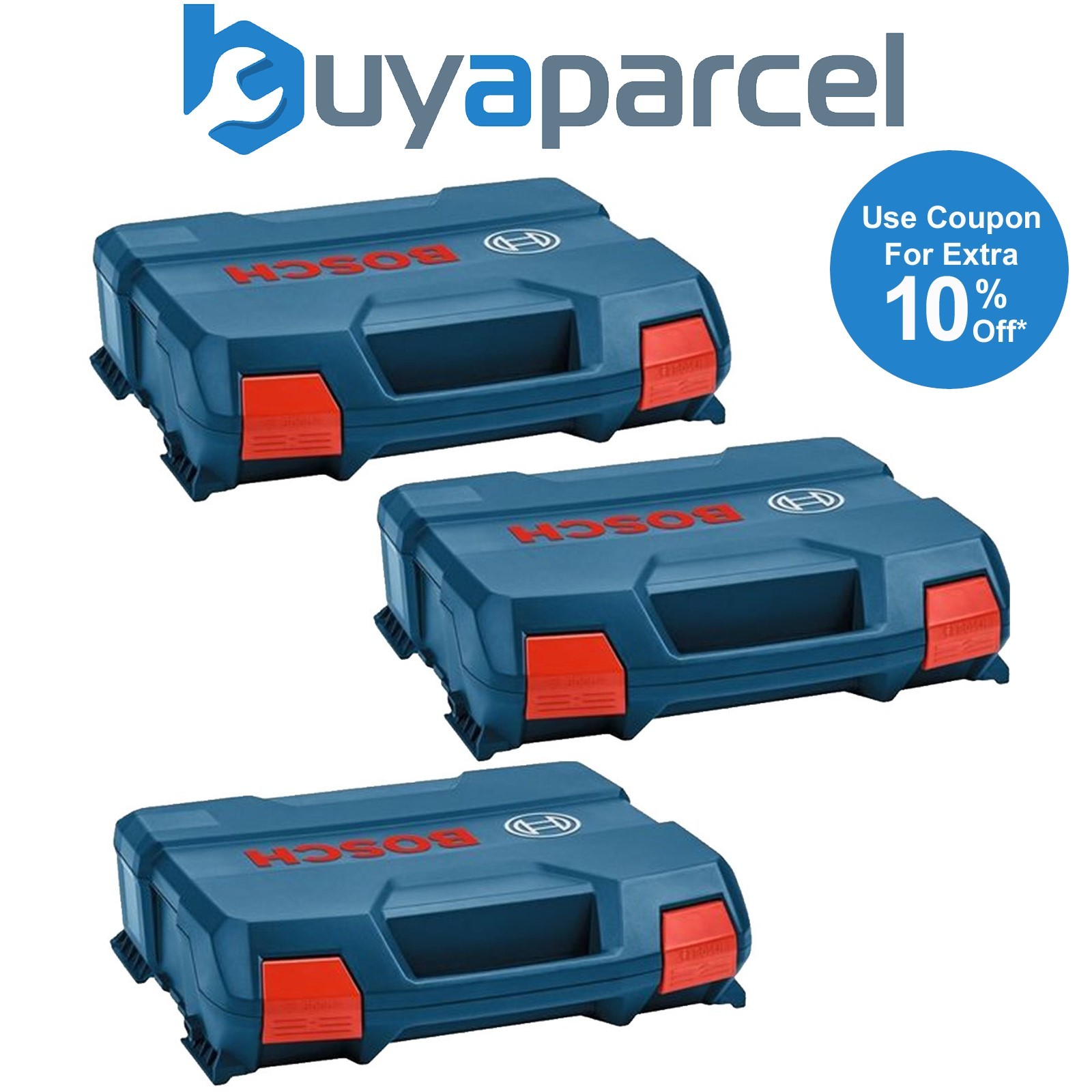 Bosch W-BOXX LBOXX Drill Tool Case LCASE + GSB GDR GDR GDX 18v Drill Inlay x 3