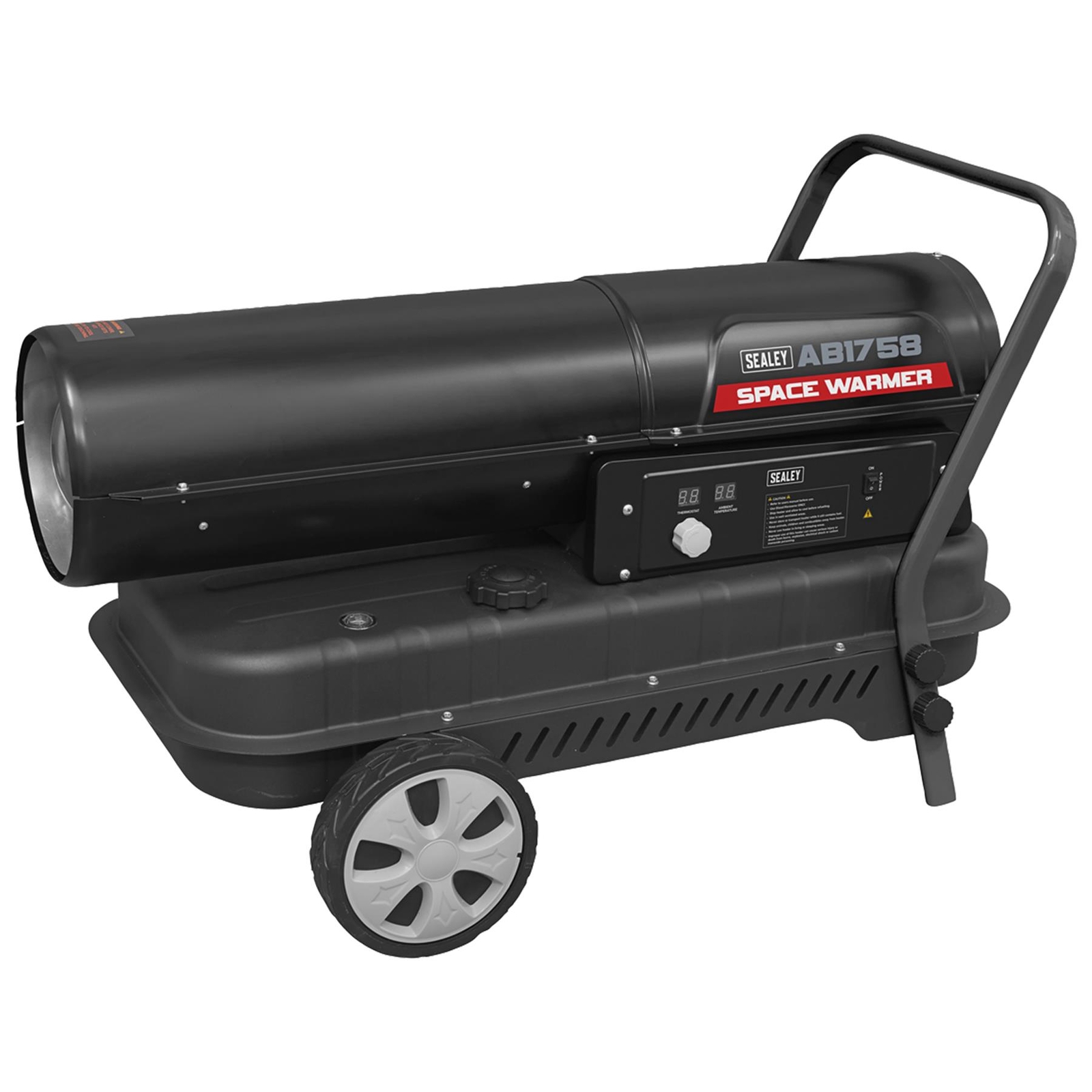 Sealey Space Warmer Kerosene Diesel Heater Industrial Garage Workshop Tool Black