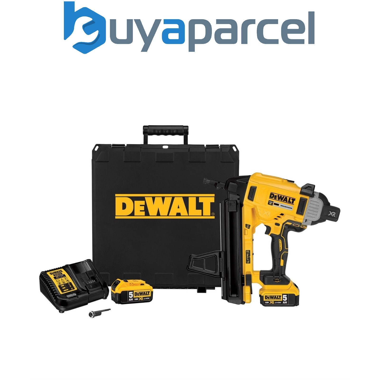 Dewalt DCN890P2 18v XR Cordless Concrete Nailer Nail Nailing Gun 2x 5.0ah + Case
