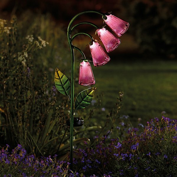 Smart Garden Foxglove Stake Light Solar Powered Garden Décor Lighting 1012535
