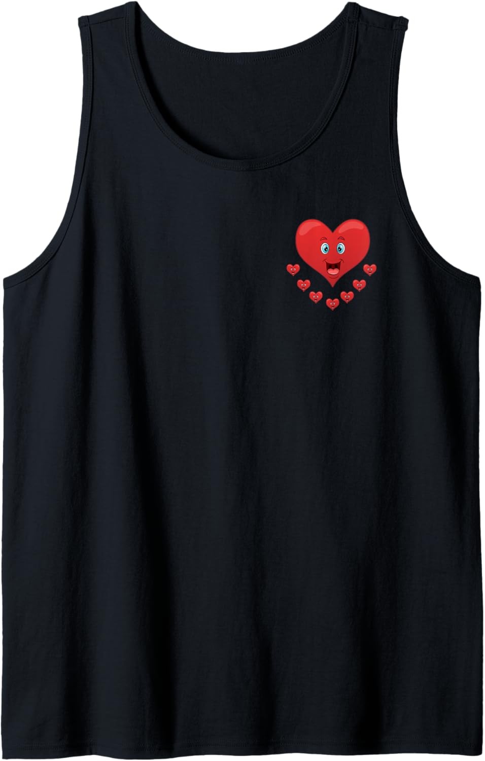 Lovely Heart in a Pocket Funny Valentines Day Gifts For Her, Tank Top