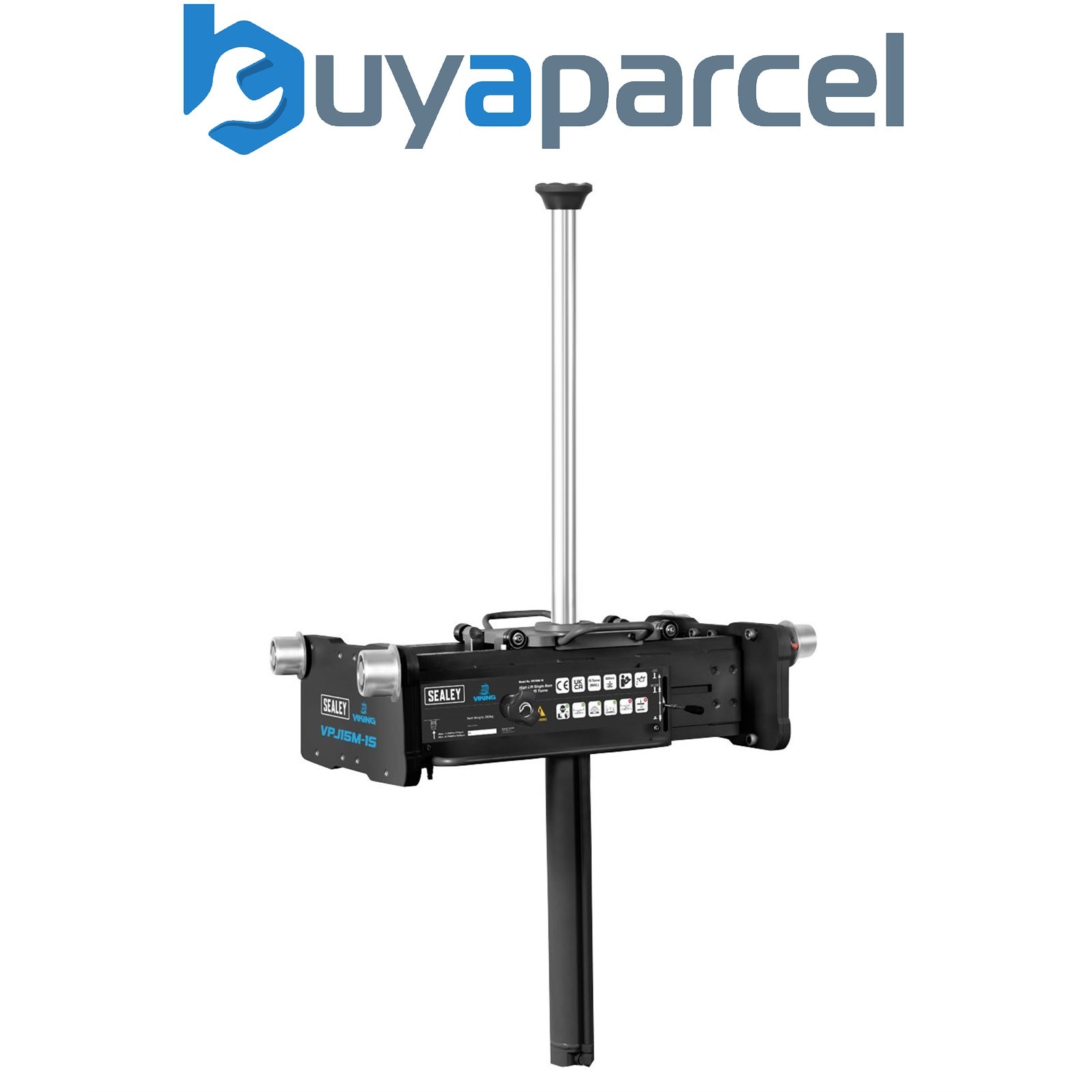 Sealey VPJ15M-1S Viking Pit Jack 15 Tonne Single Ram High Lift