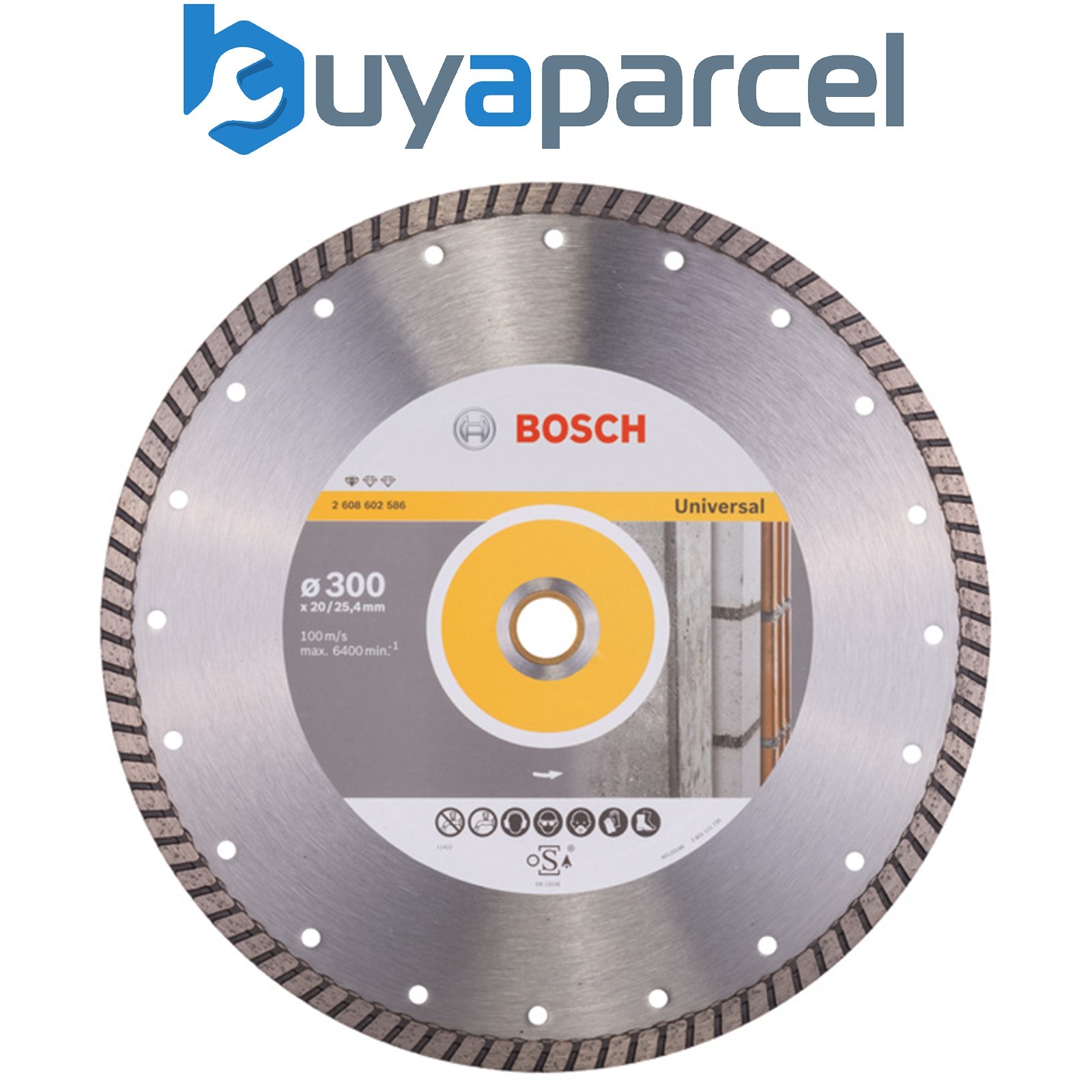 Bosch Cutting Disc Standard for Universal Turbo diamond cutting disc 2608602586