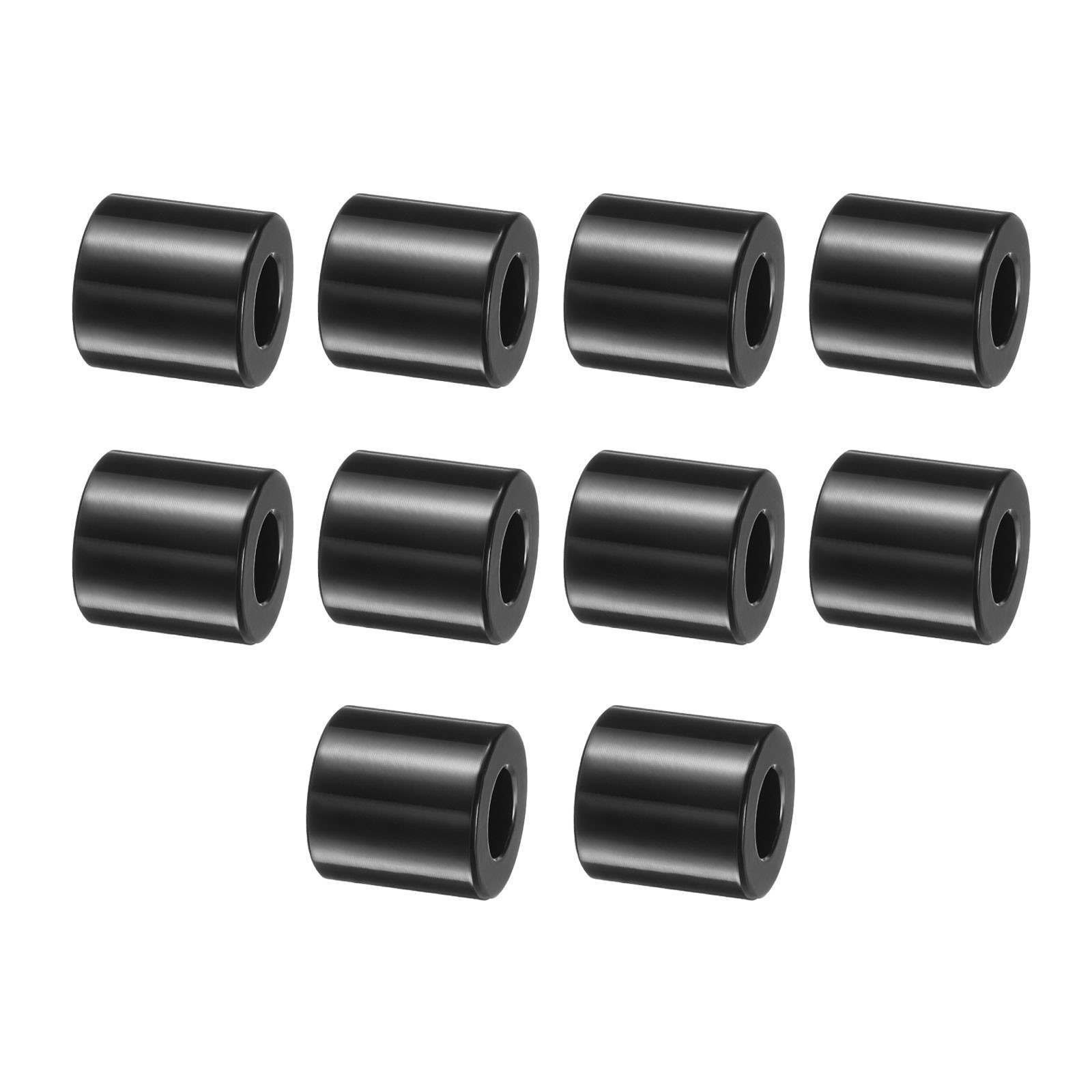 10pcs Stainless Steel Spacer 3/8" Bore x 3/4" OD x 3/4" Length, Black