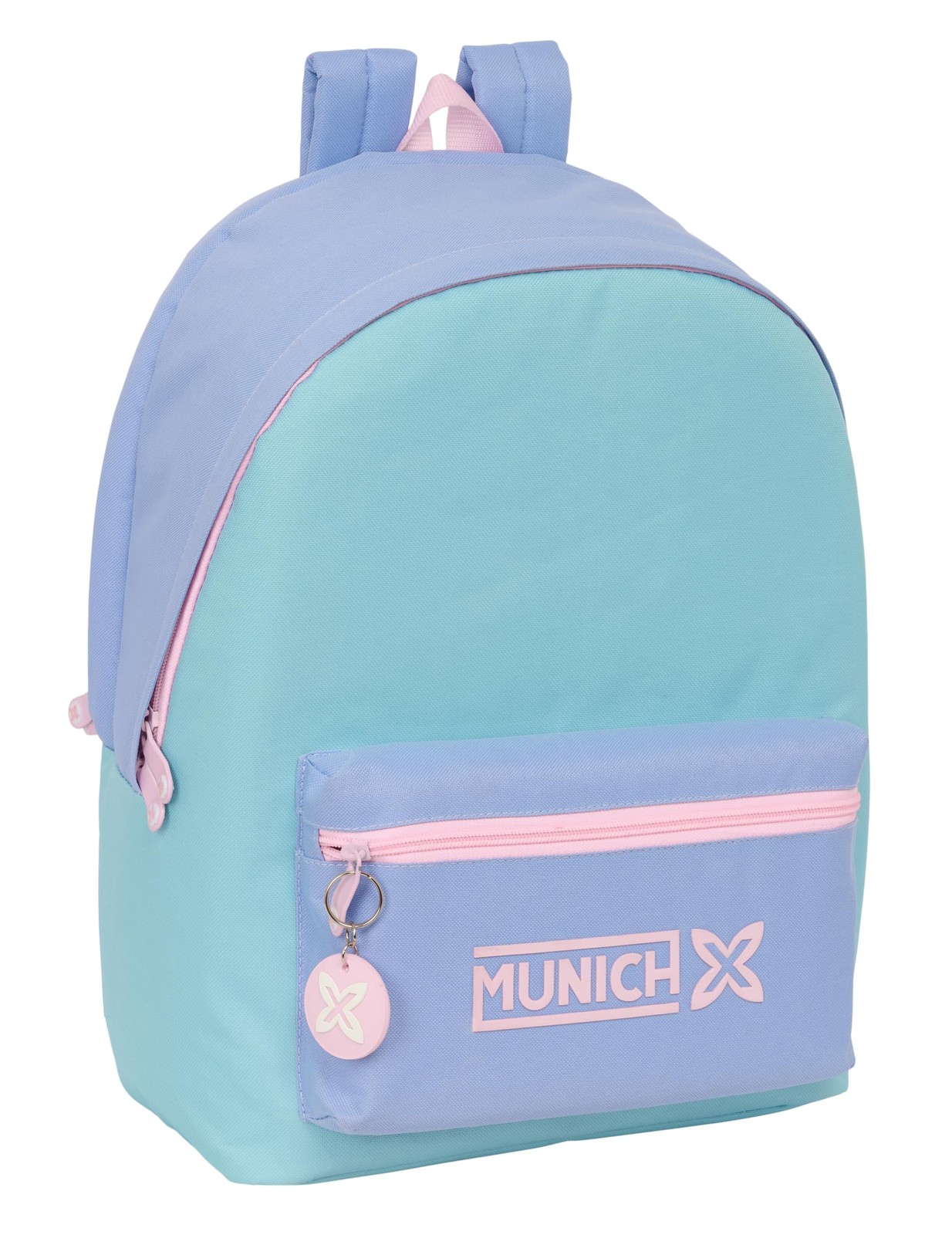 safta MUNICH MELLOW 15.6 Inch Laptop and USB Backpack, Ideal for Young People of